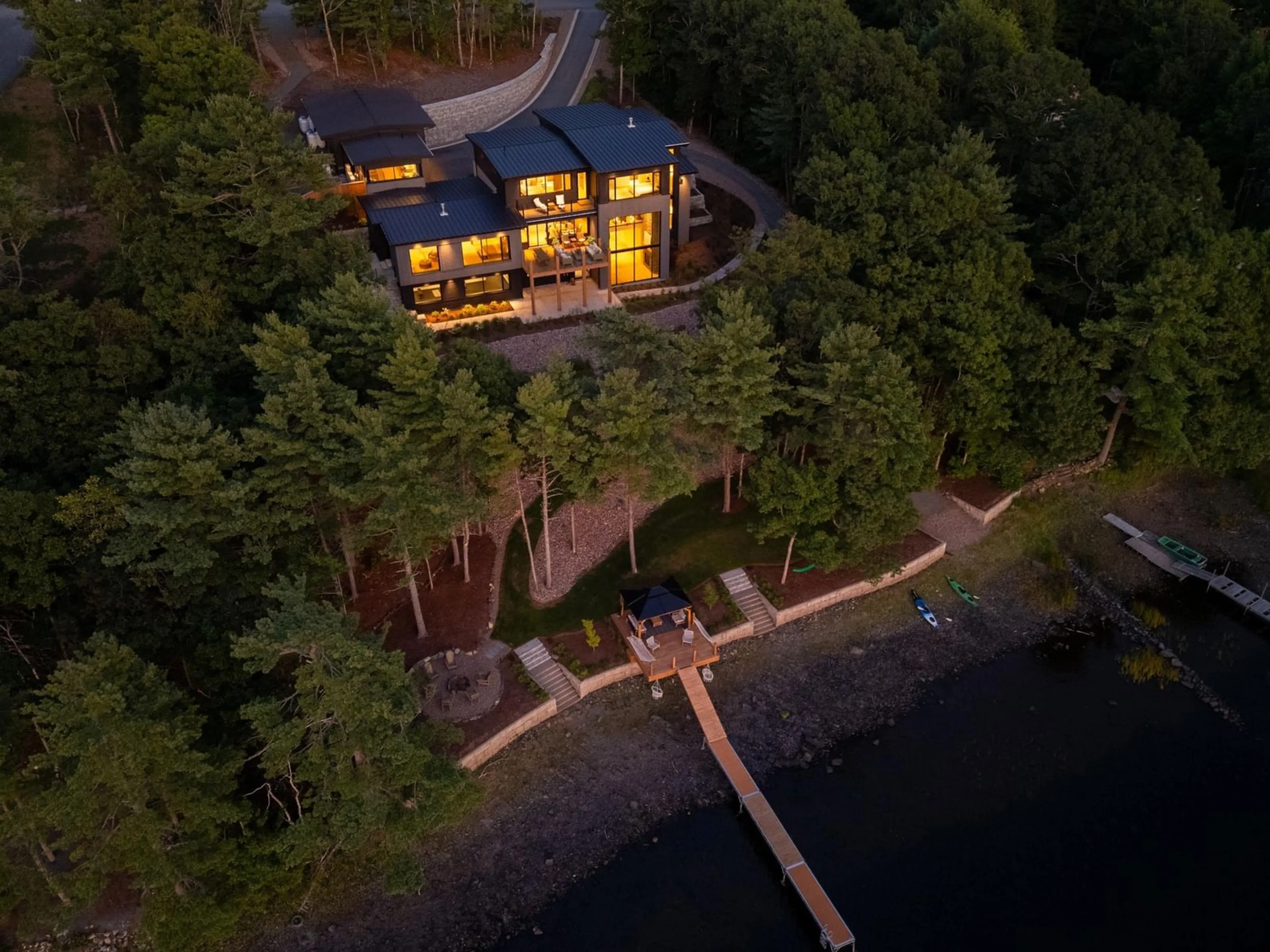 A pic from outside/outdoor area/front of a property/back of a property/a pic from drone, water/lake/river/ocean view for 276 Sunnylea Rd, Wellington Nova Scotia B2T 1A2