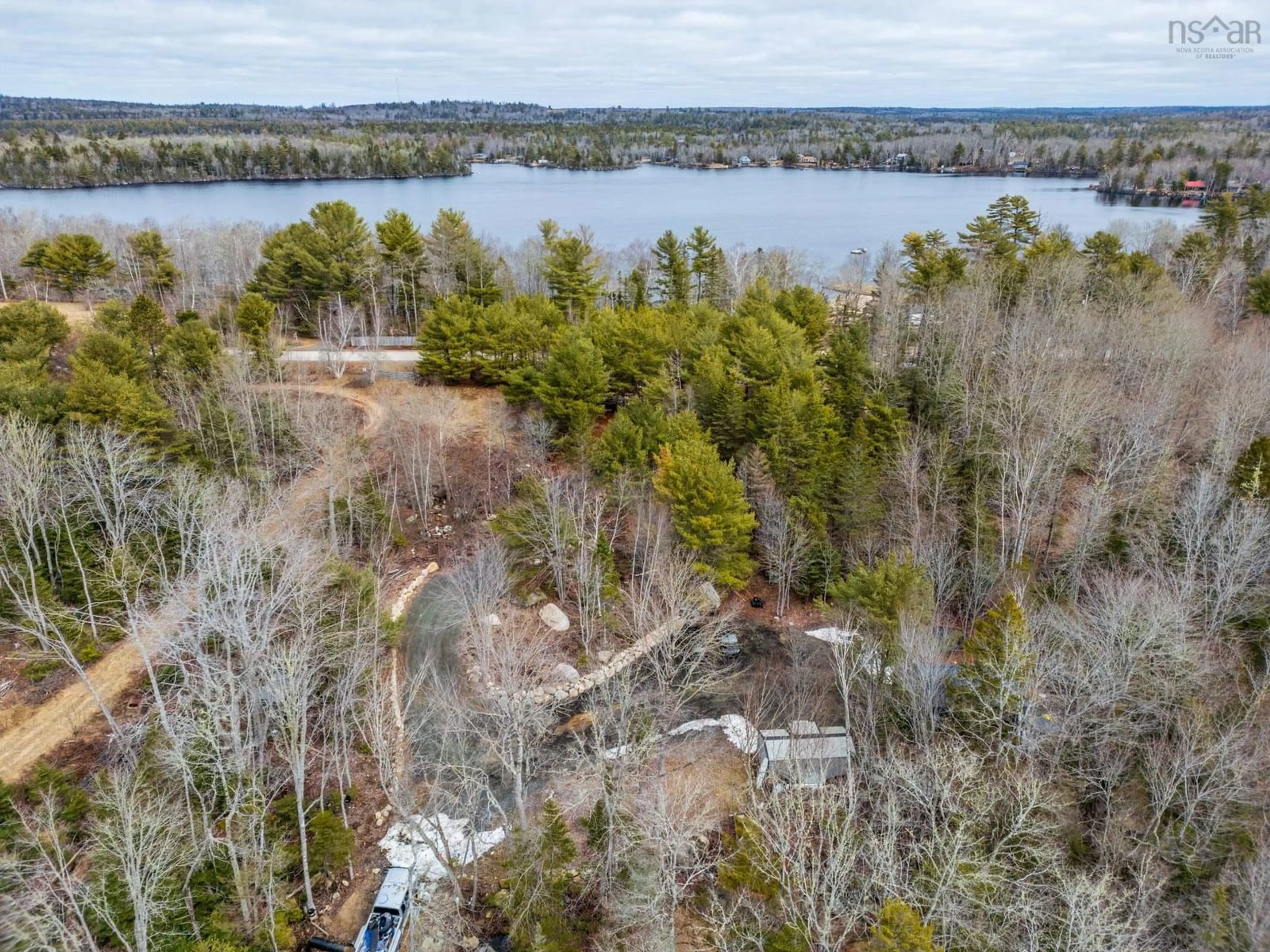 A pic from outside/outdoor area/front of a property/back of a property/a pic from drone, water/lake/river/ocean view for 2234 Virginia Rd, West Springhill Nova Scotia B0S 1A0