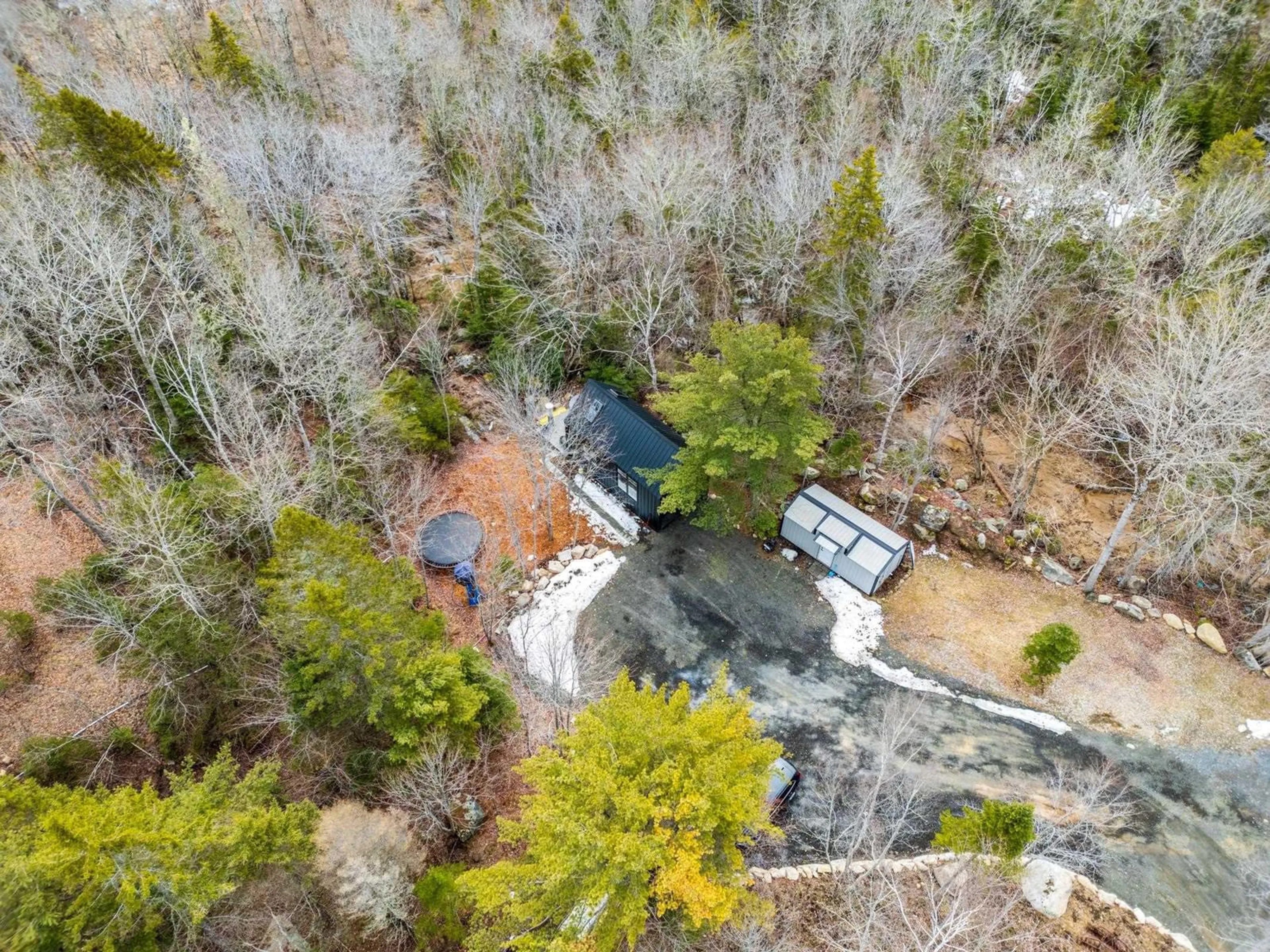 A pic from outside/outdoor area/front of a property/back of a property/a pic from drone, forest/trees view for 2234 Virginia Rd, West Springhill Nova Scotia B0S 1A0