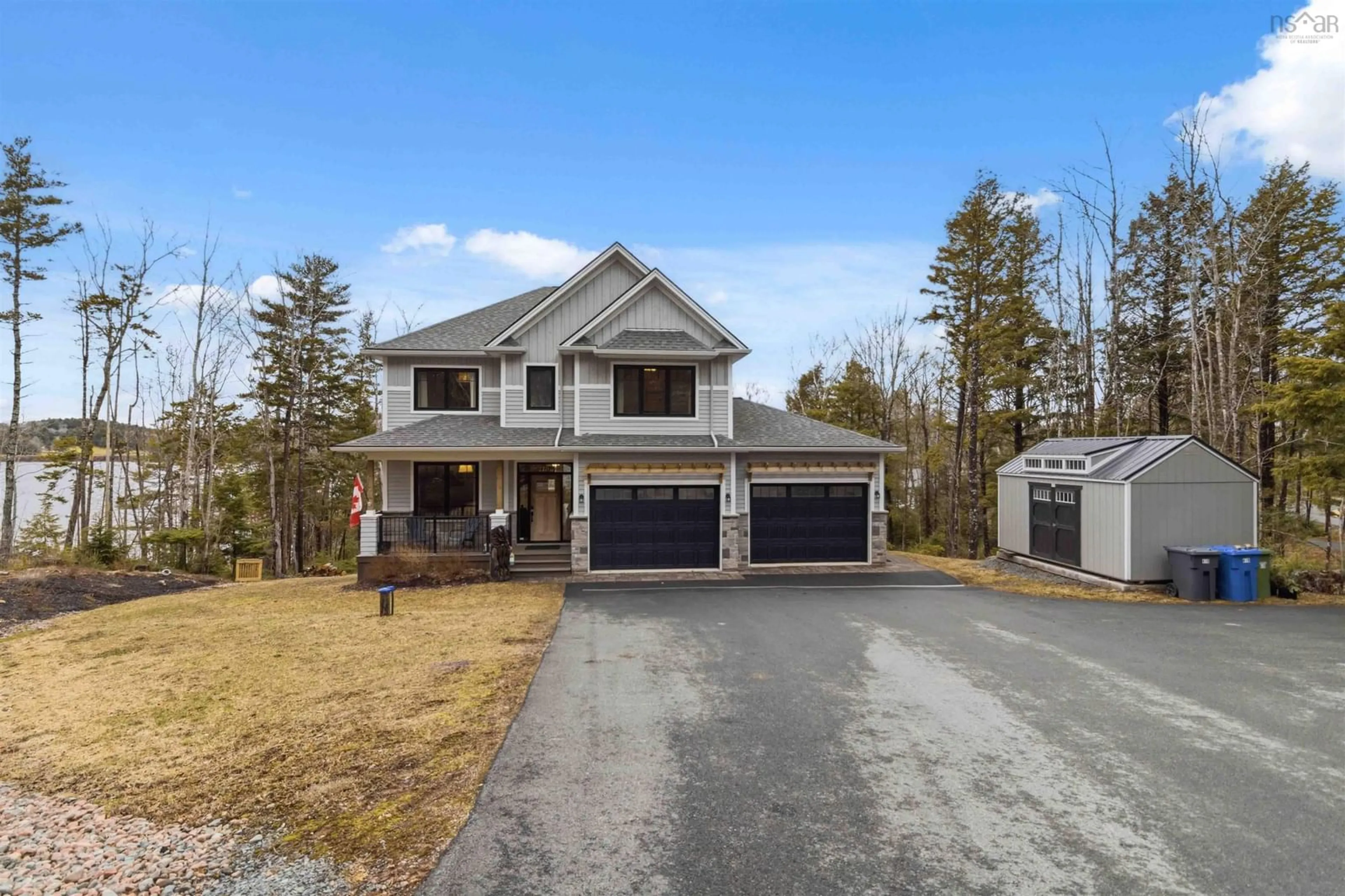 A pic from outside/outdoor area/front of a property/back of a property/a pic from drone, street for 410 Heddas Way, Fall River Nova Scotia B2T 0M2