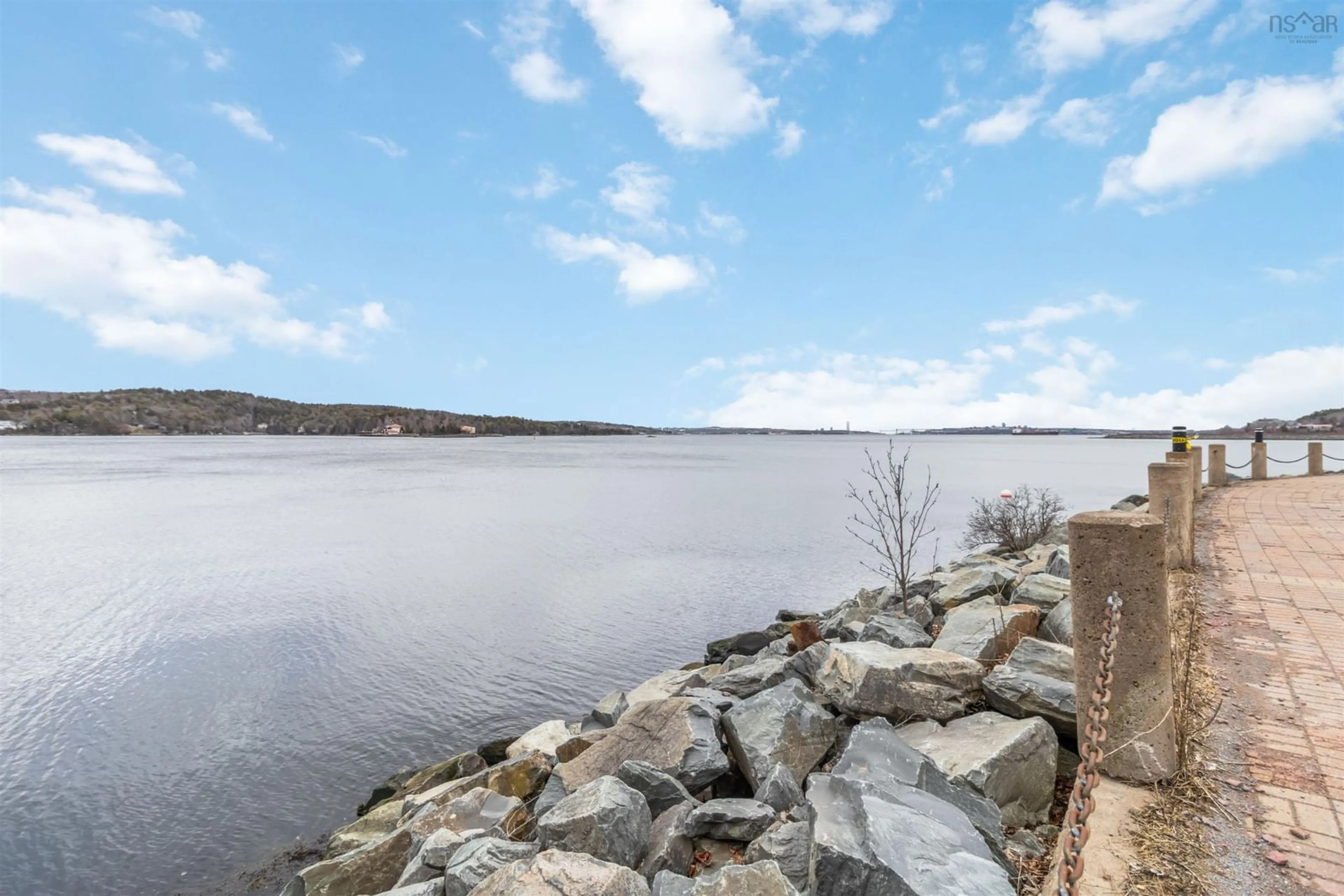 Patio, water/lake/river/ocean view for 89 Waterfront Dr #401, Bedford Nova Scotia B4A 4K4