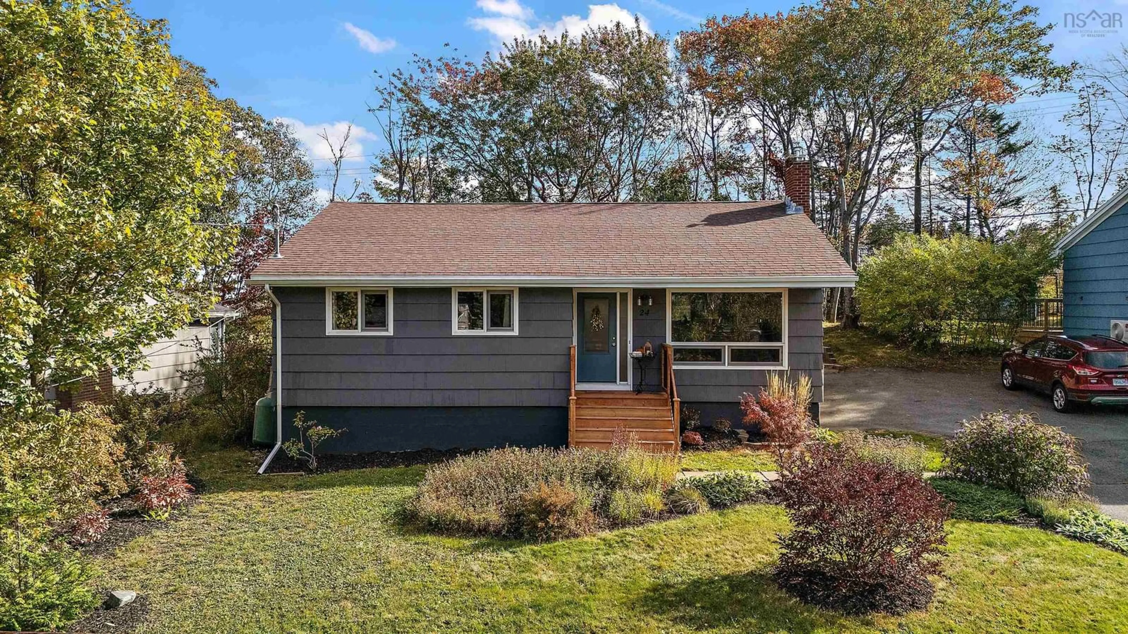 Home with vinyl exterior material, street for 24 Canary Cres, Halifax Nova Scotia B3M 1R1