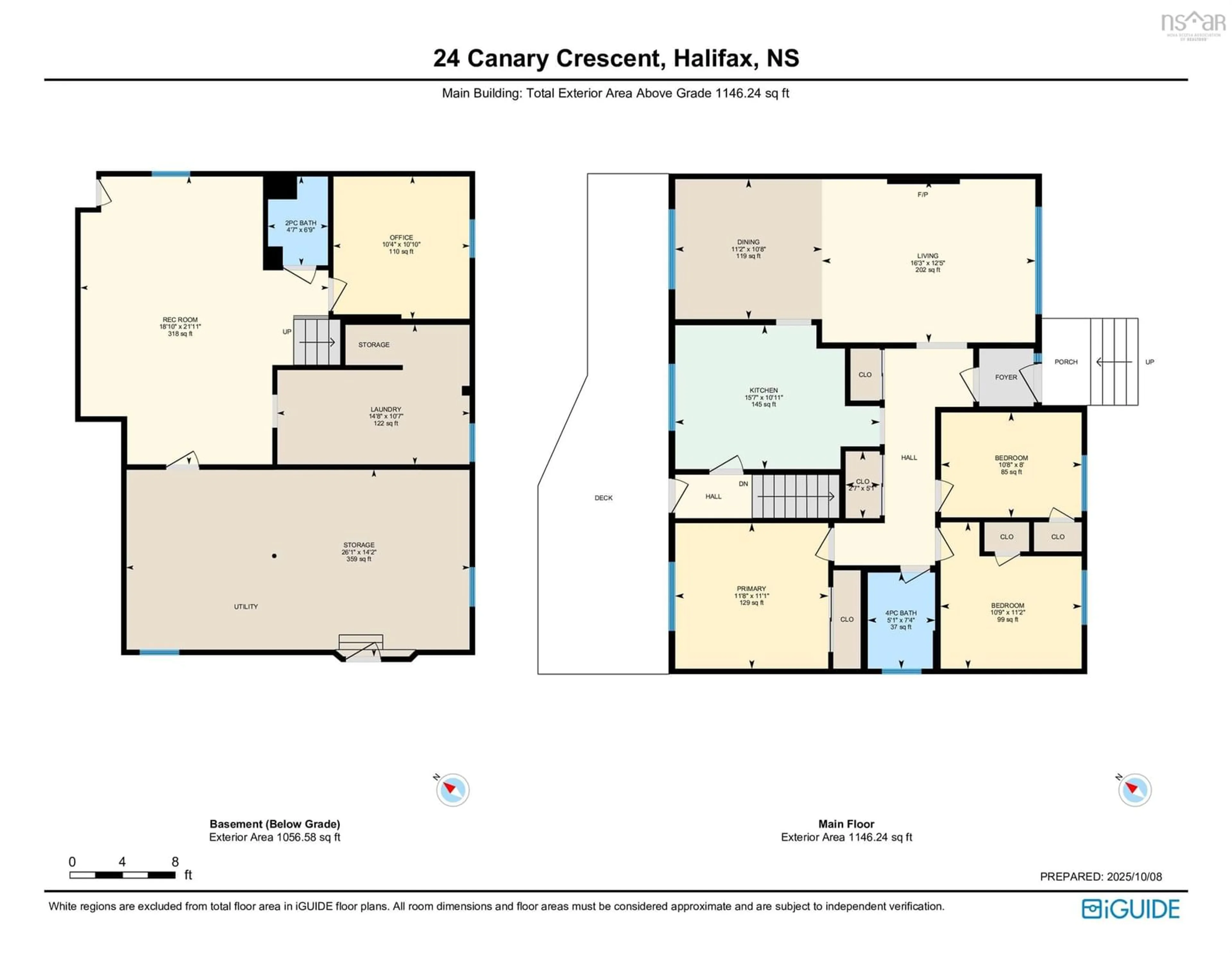 Floor plan for 24 Canary Cres, Halifax Nova Scotia B3M 1R1