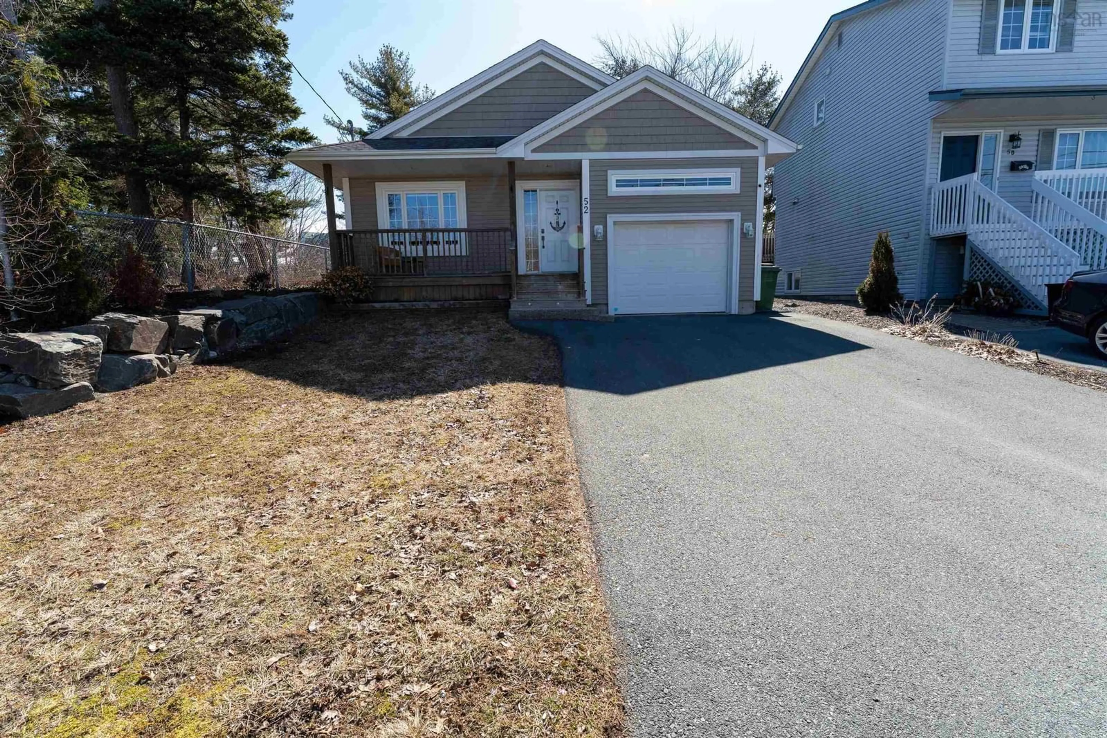Home with vinyl exterior material, street for 52 Argus Dr, Dartmouth Nova Scotia B3A 4Y1