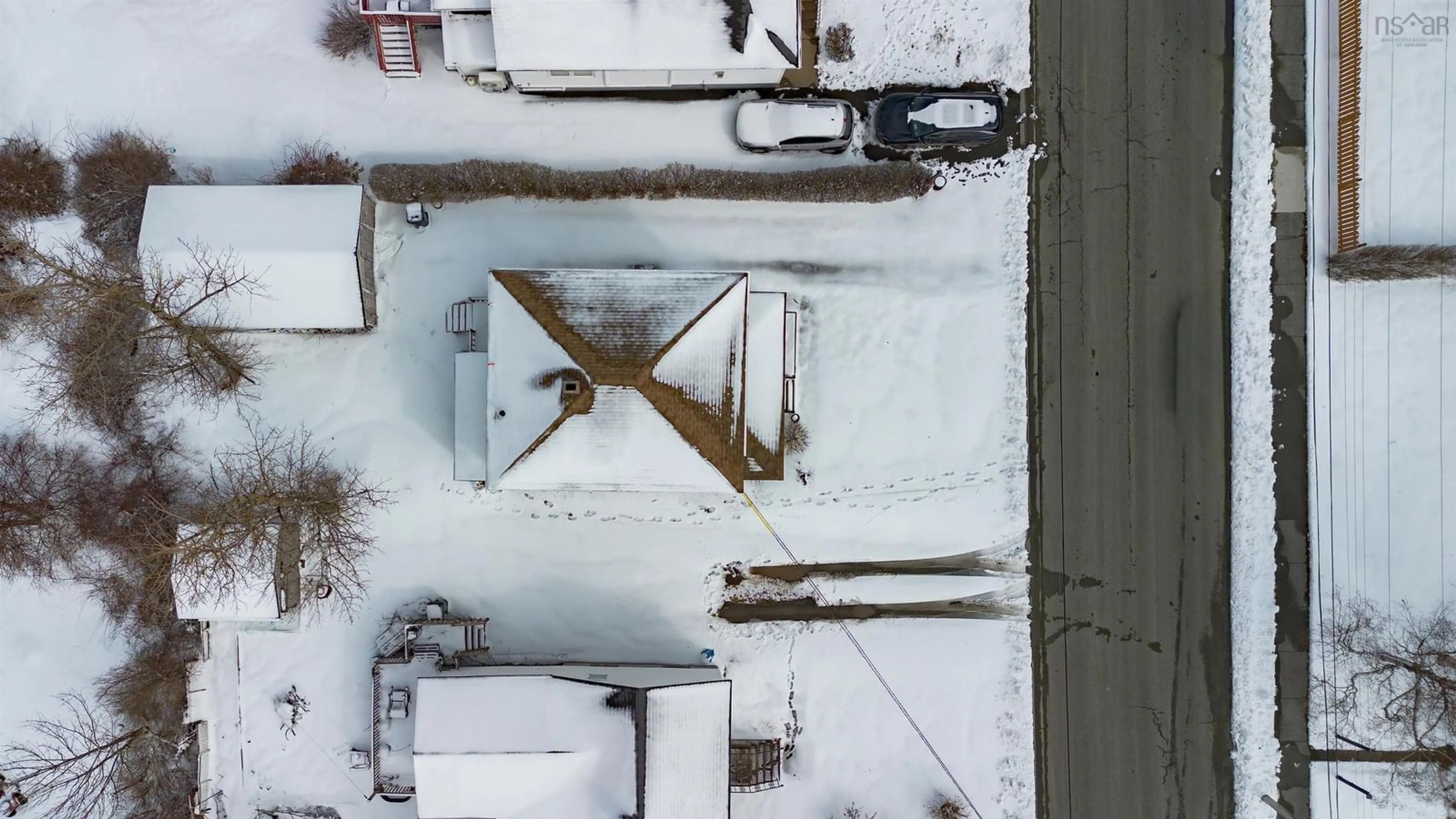 A pic from outside/outdoor area/front of a property/back of a property/a pic from drone, street for 133 Broadway, Sydney Nova Scotia B1N 2Y7