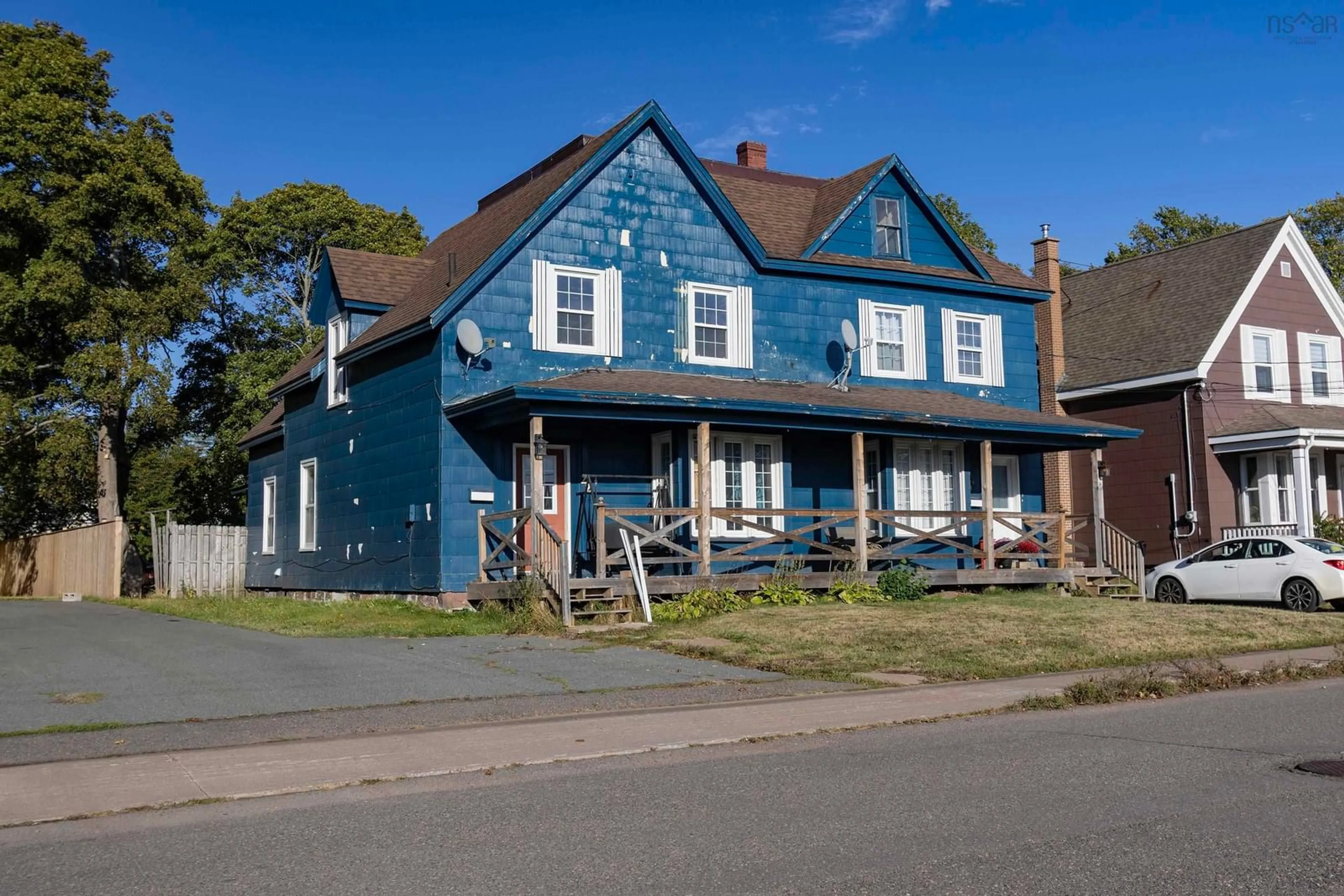 A pic from outside/outdoor area/front of a property/back of a property/a pic from drone, street for 22-24 Croft St, Amherst Nova Scotia B4H 2Z4