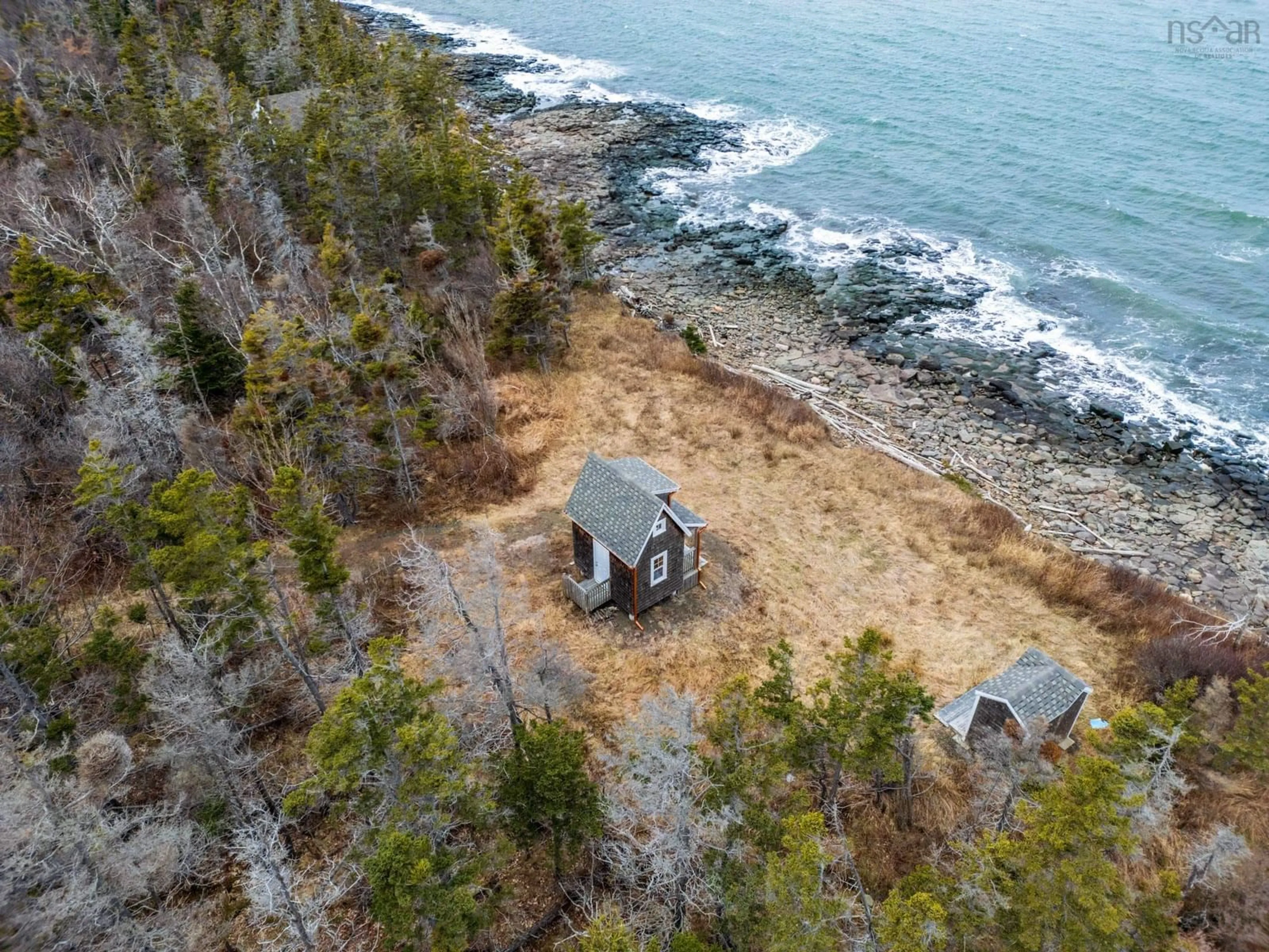 A pic from outside/outdoor area/front of a property/back of a property/a pic from drone, water/lake/river/ocean view for Lot Shore Rd, Litchfield Nova Scotia B0S 1A0