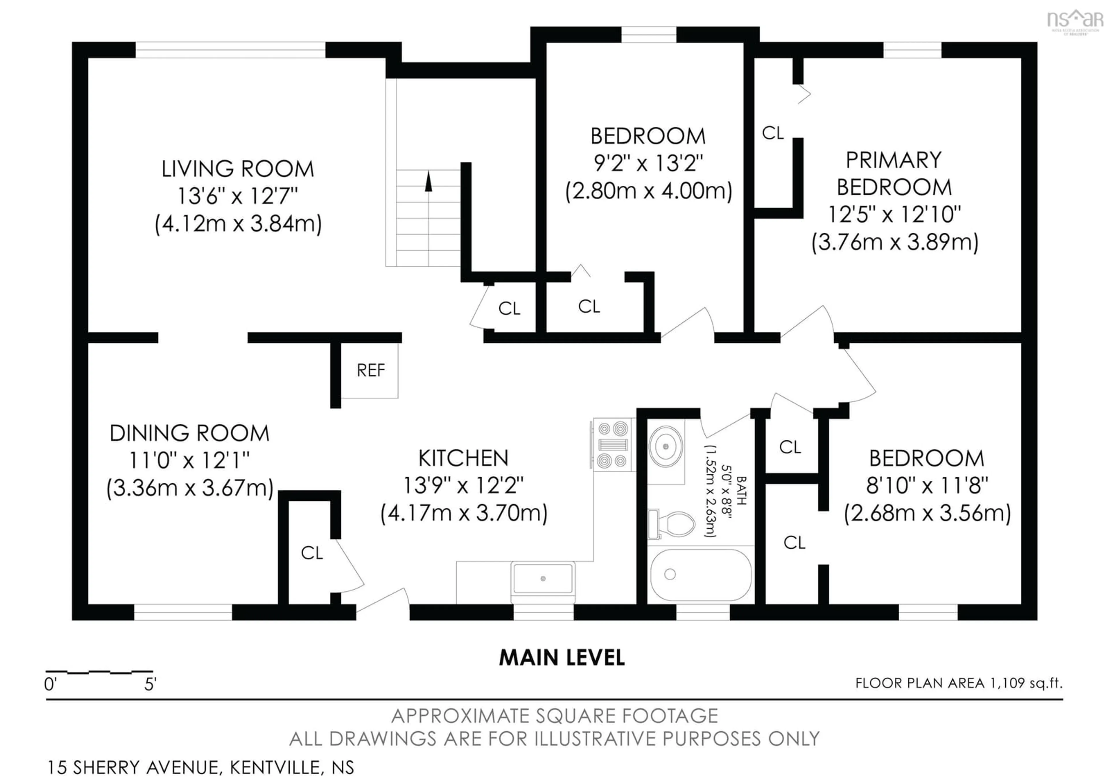 Floor plan for 15 Sherry Ave, North Kentville Nova Scotia B4N 1Z6