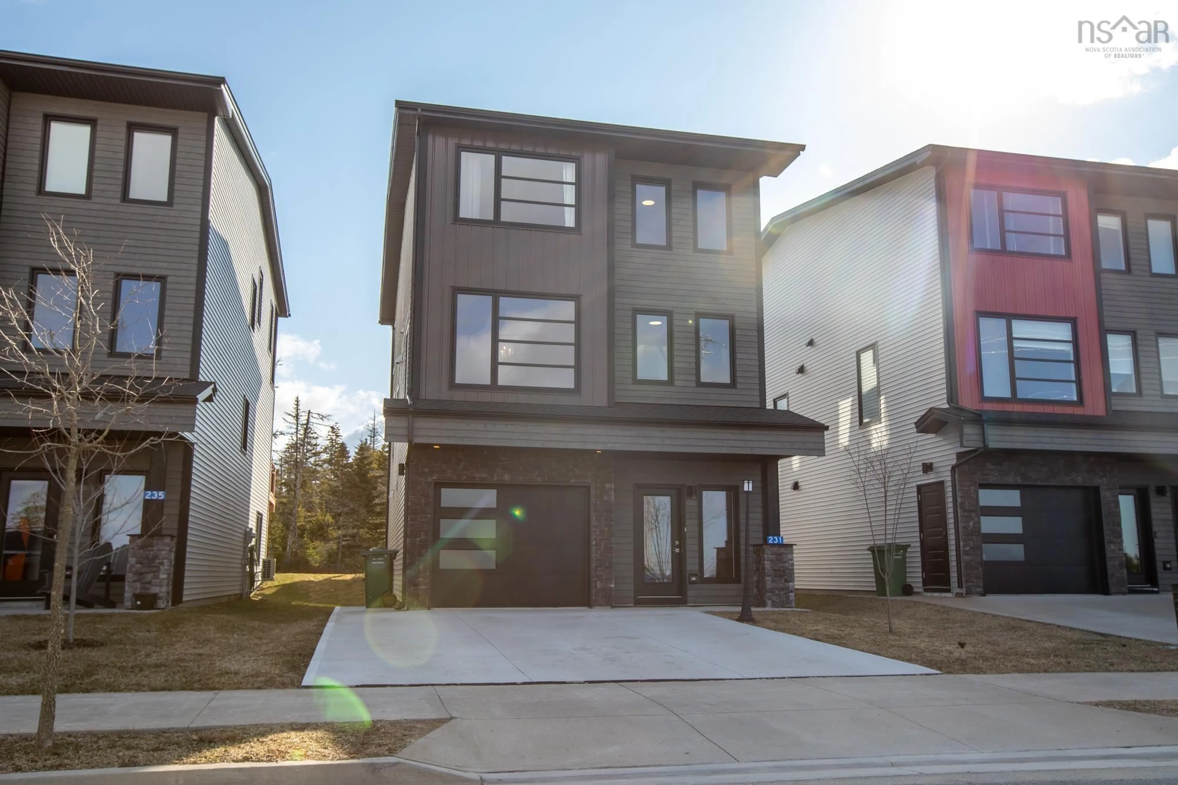 Home with brick exterior material, street for 231 Marketway Lane, Timberlea Nova Scotia B3T 0K9