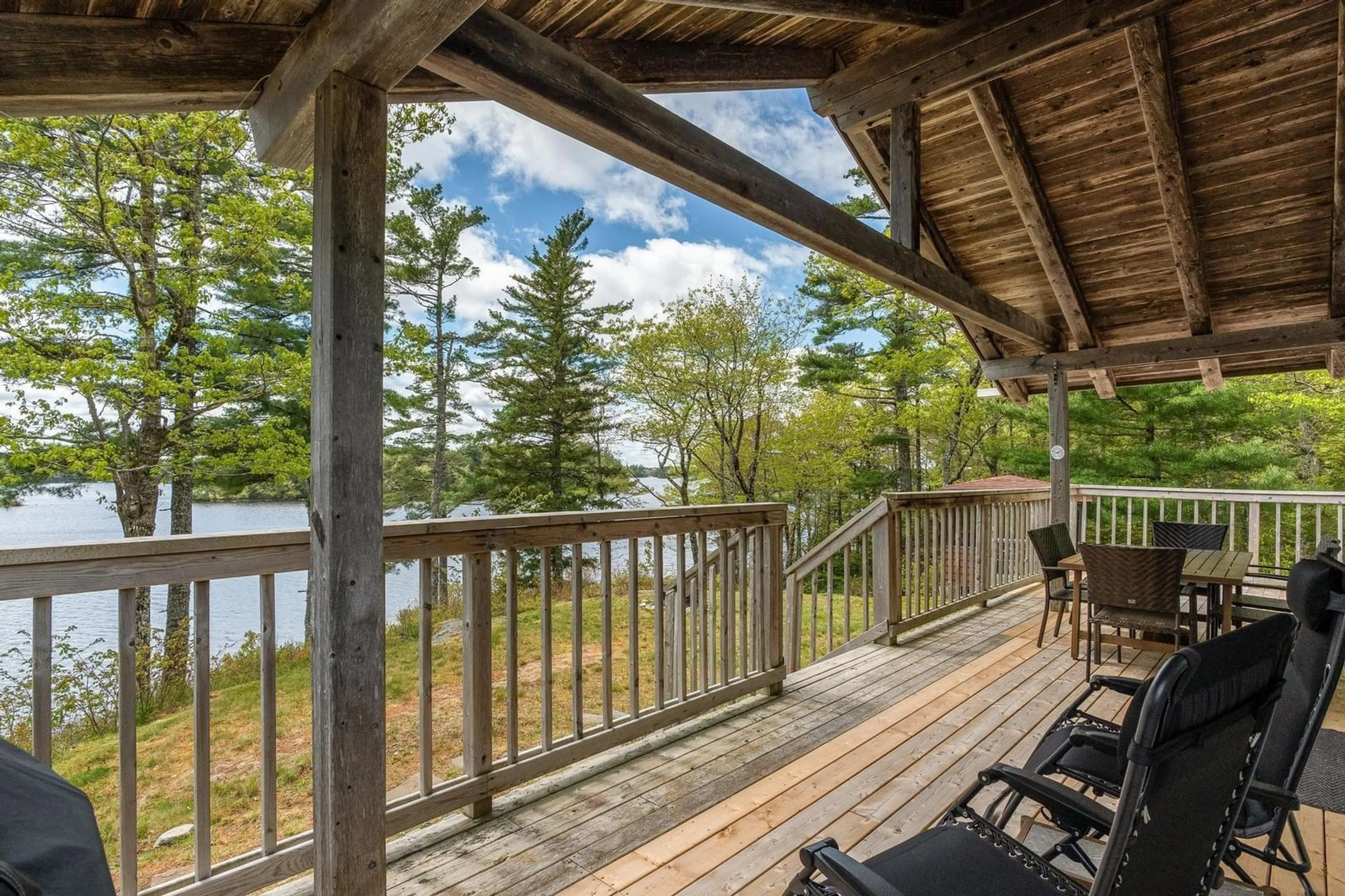 Patio, water/lake/river/ocean view for 397 Peters Dr, Upper Ohio Nova Scotia B0T 1W0