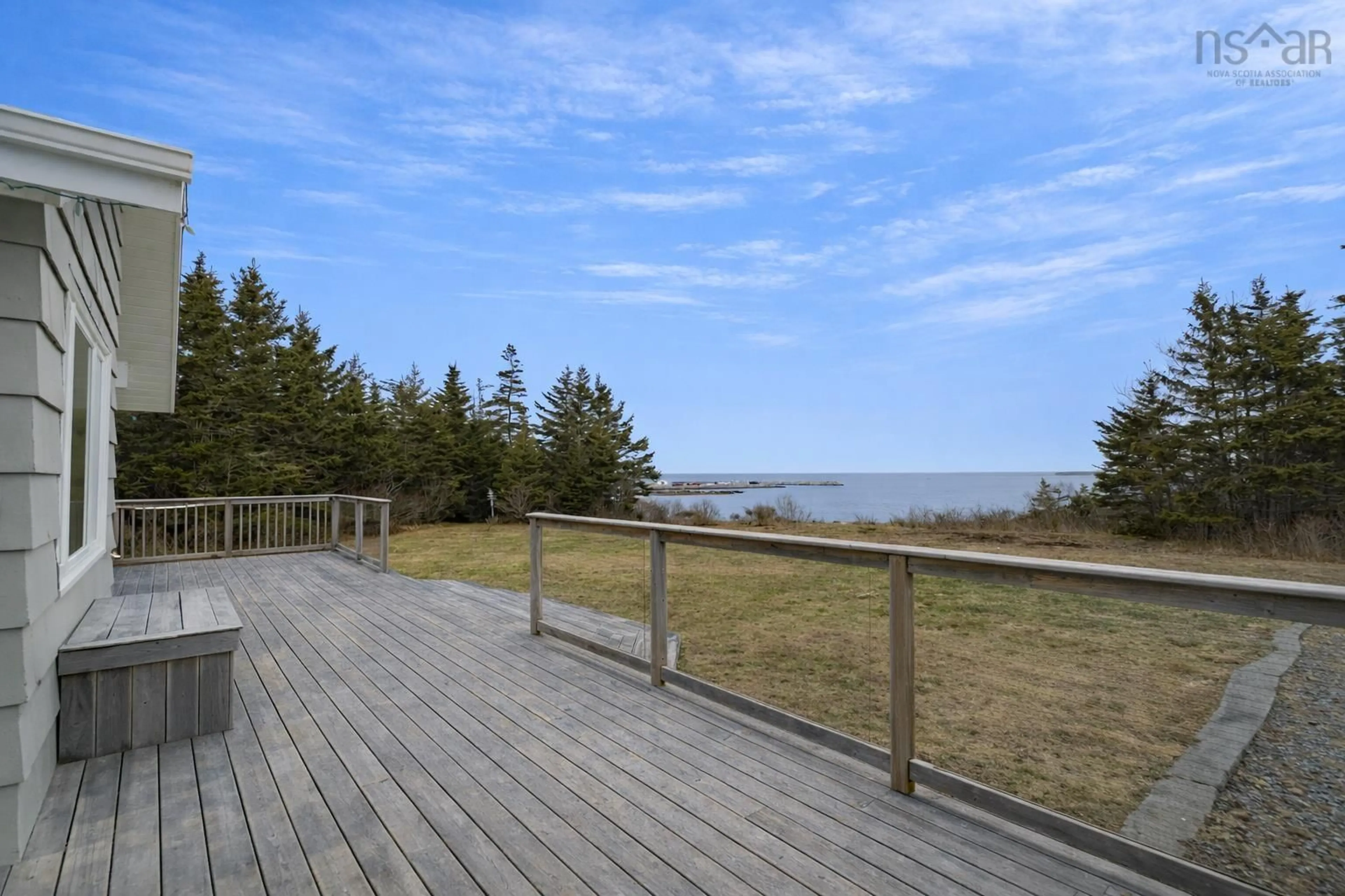 Patio, water/lake/river/ocean view for 19 Long Point Rd, Newellton Nova Scotia B0W 1P0