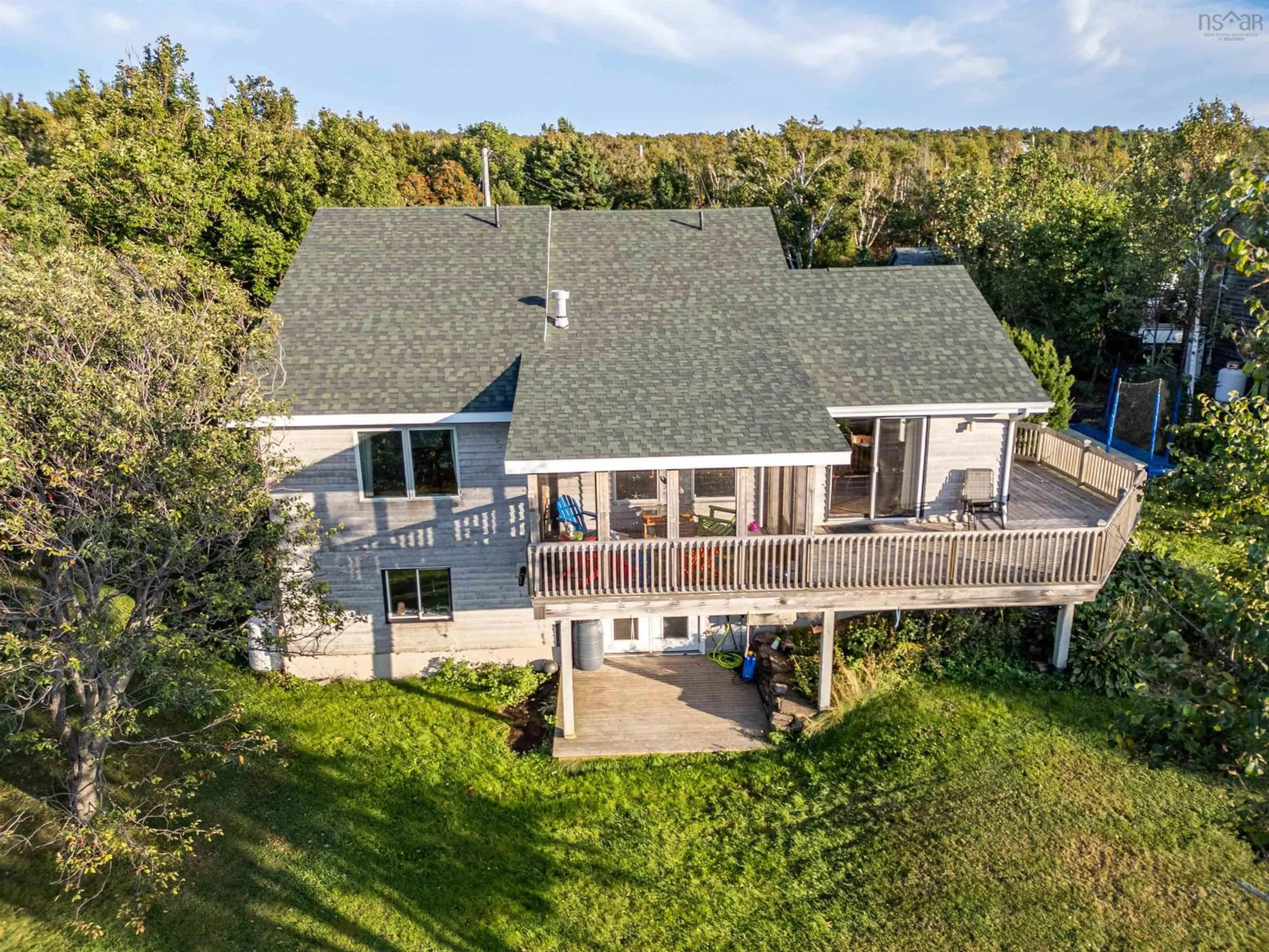 A pic from outside/outdoor area/front of a property/back of a property/a pic from drone, water/lake/river/ocean view for 24 Sandy Ranalds Lane, Arisaig Nova Scotia B2G 2L1