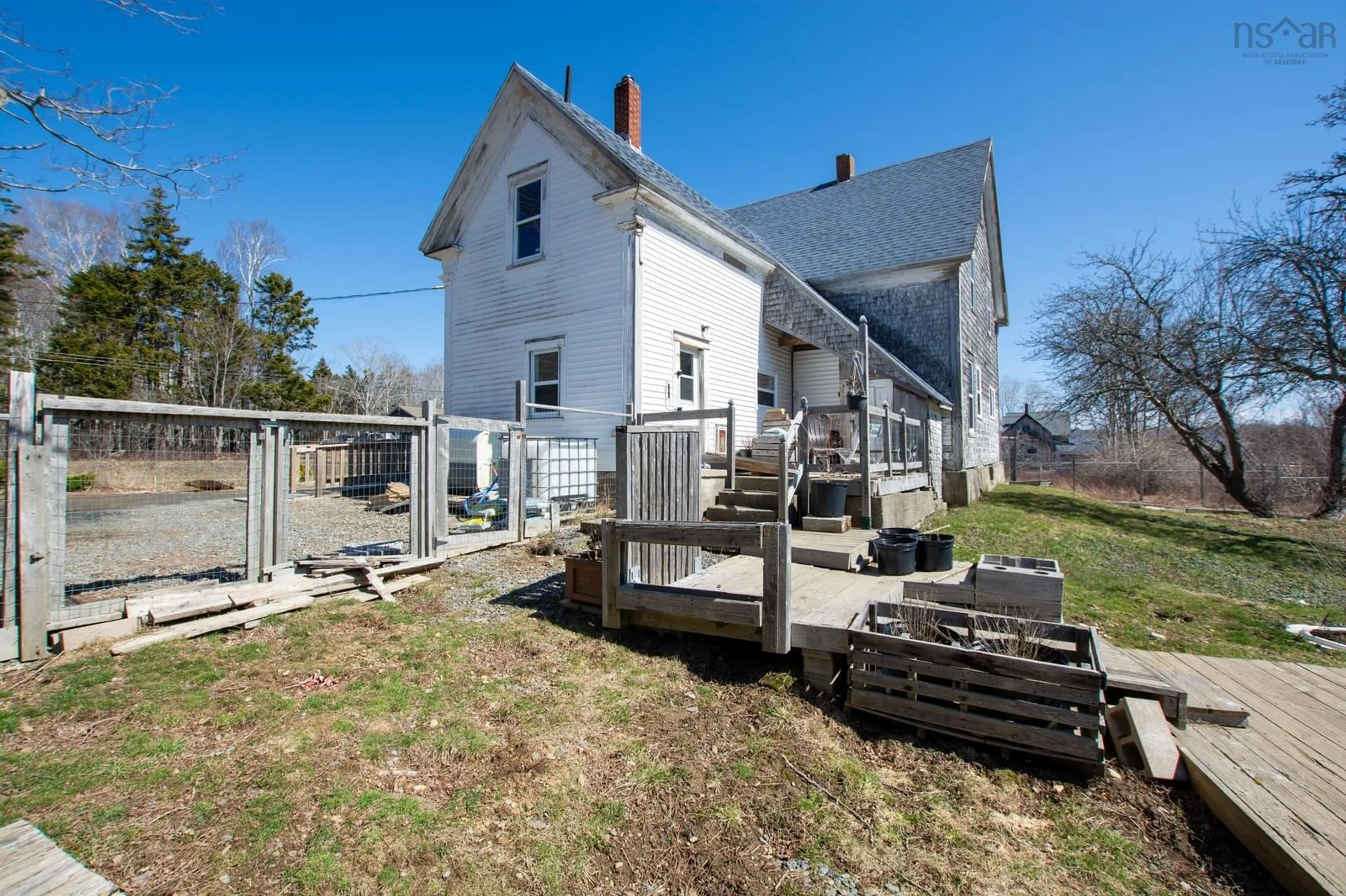 A pic from outside/outdoor area/front of a property/back of a property/a pic from drone, building for 456 Townshipline Rd, Ohio Nova Scotia B0W 3T0