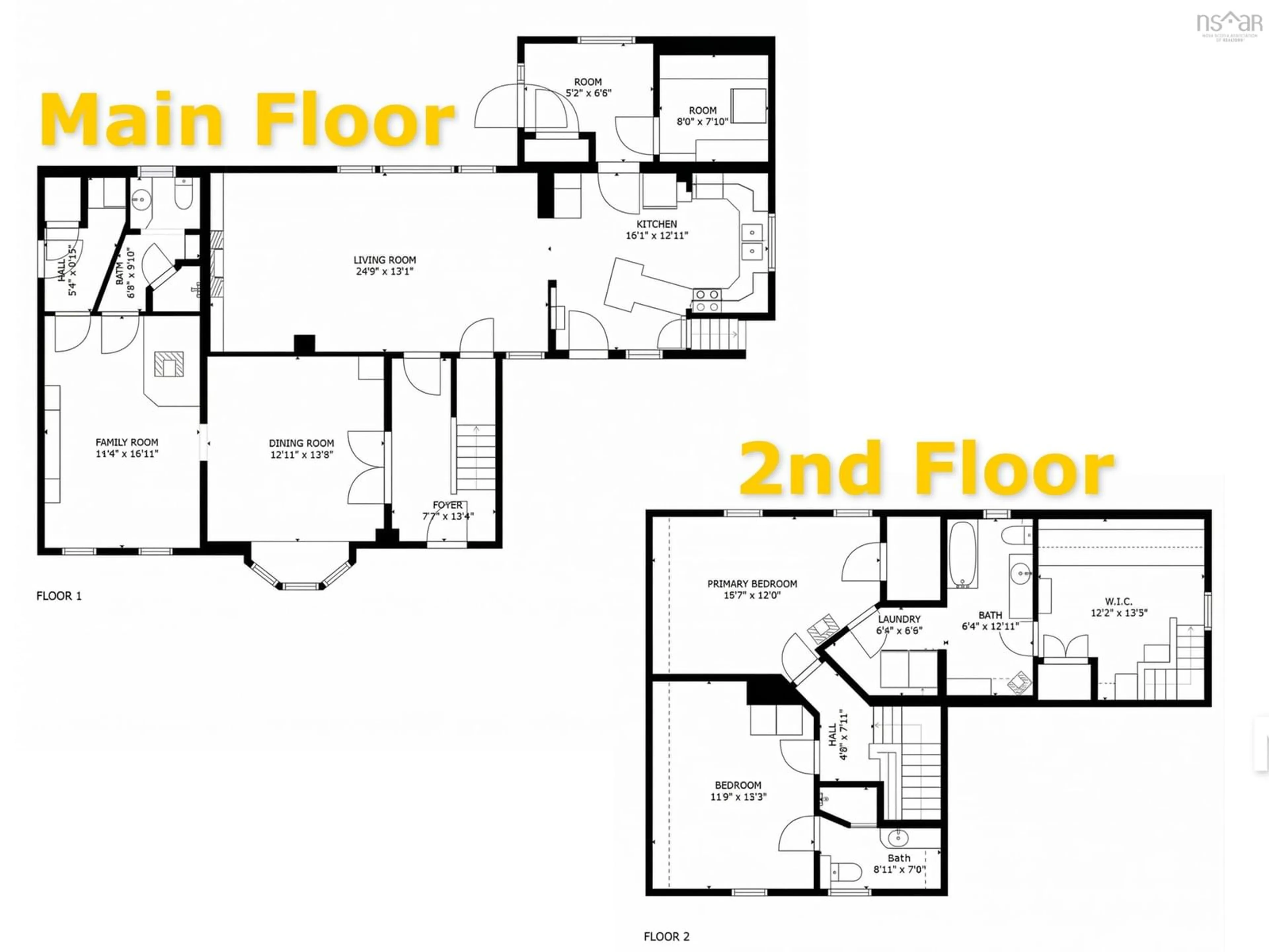 Floor plan for 414 Granville St, Bridgetown Nova Scotia B0S 1C0