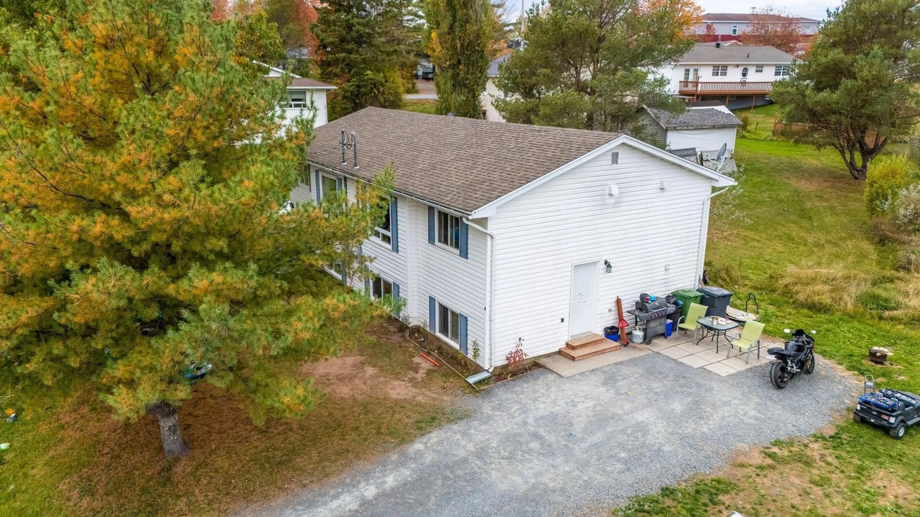 A pic from outside/outdoor area/front of a property/back of a property/a pic from drone, street for 55 John Murray Dr, Enfield Nova Scotia B2T 1C9