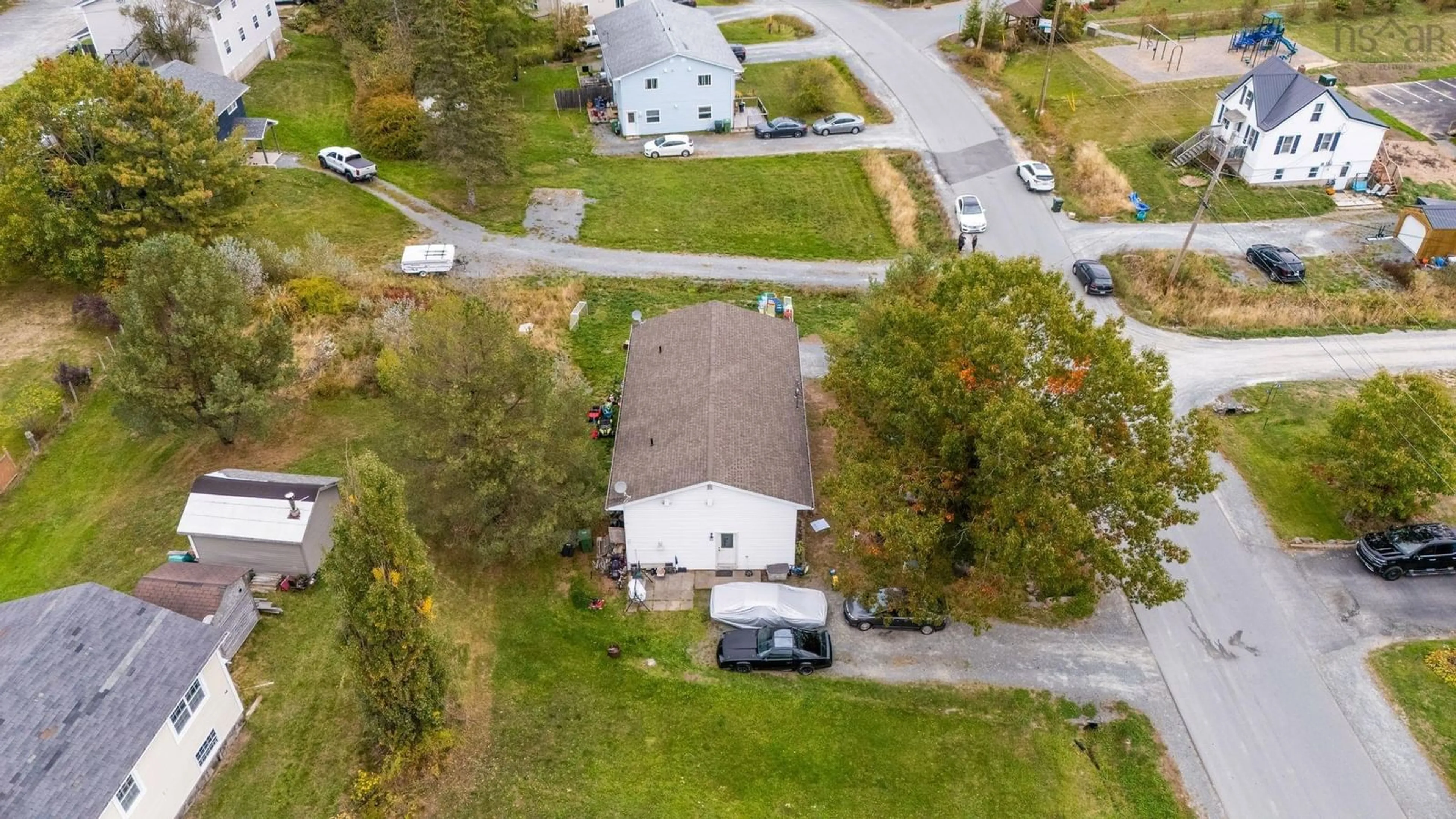 A pic from outside/outdoor area/front of a property/back of a property/a pic from drone, street for 55 John Murray Dr, Enfield Nova Scotia B2T 1C9