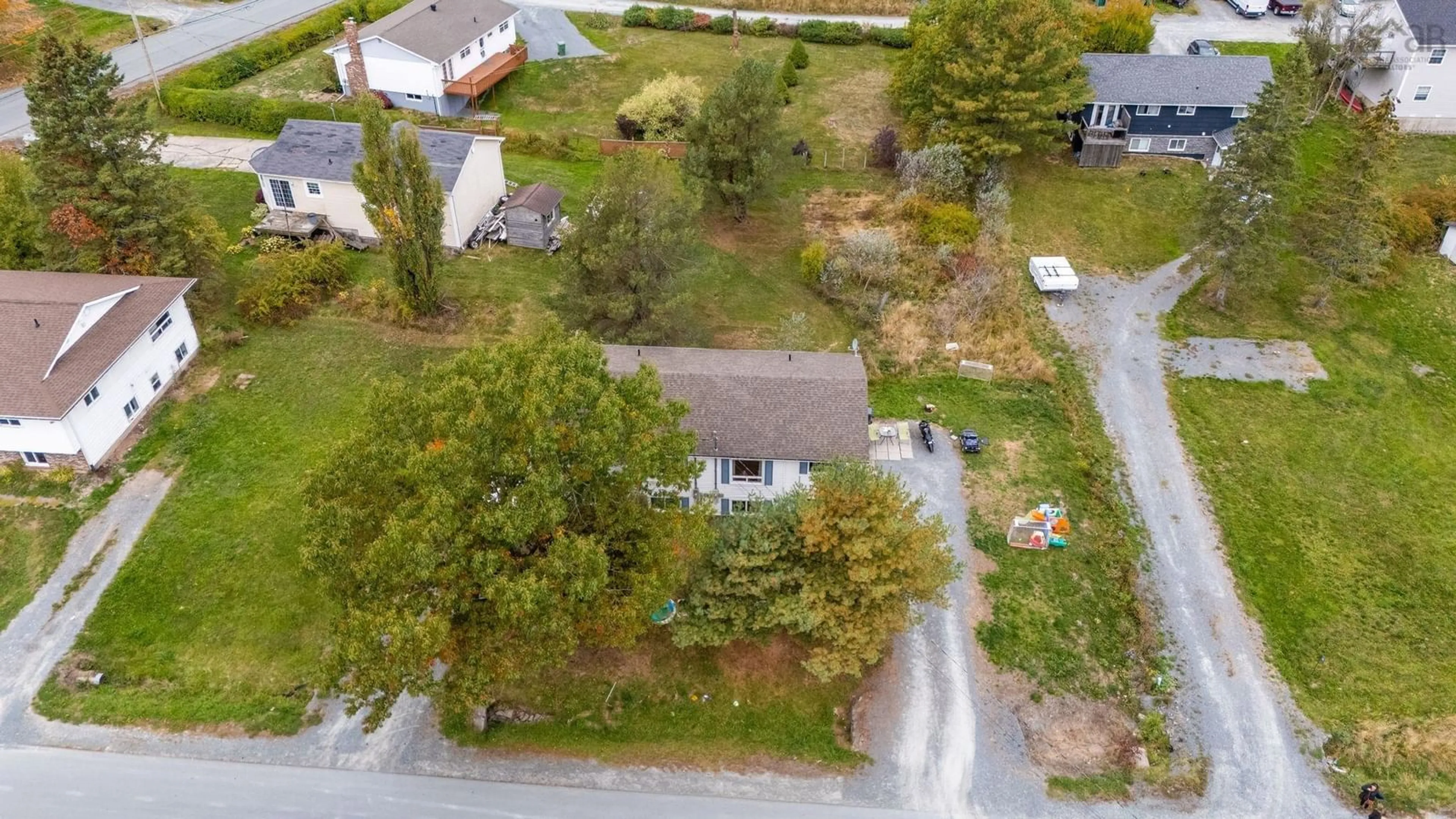 A pic from outside/outdoor area/front of a property/back of a property/a pic from drone, street for 55 John Murray Dr, Enfield Nova Scotia B2T 1C9