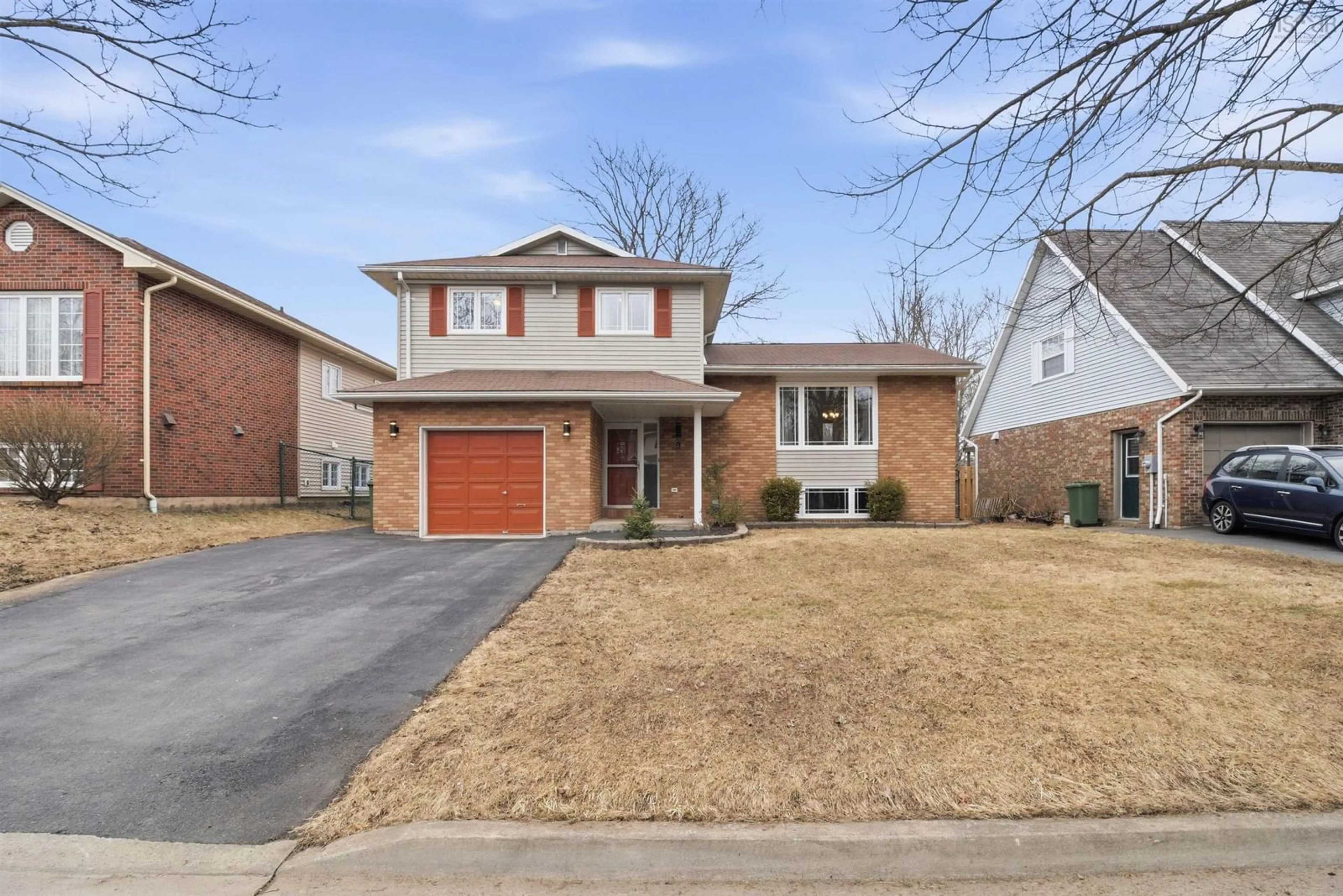 Home with brick exterior material, street for 9 Amberwood Crt, Halifax Nova Scotia B3M 3X6