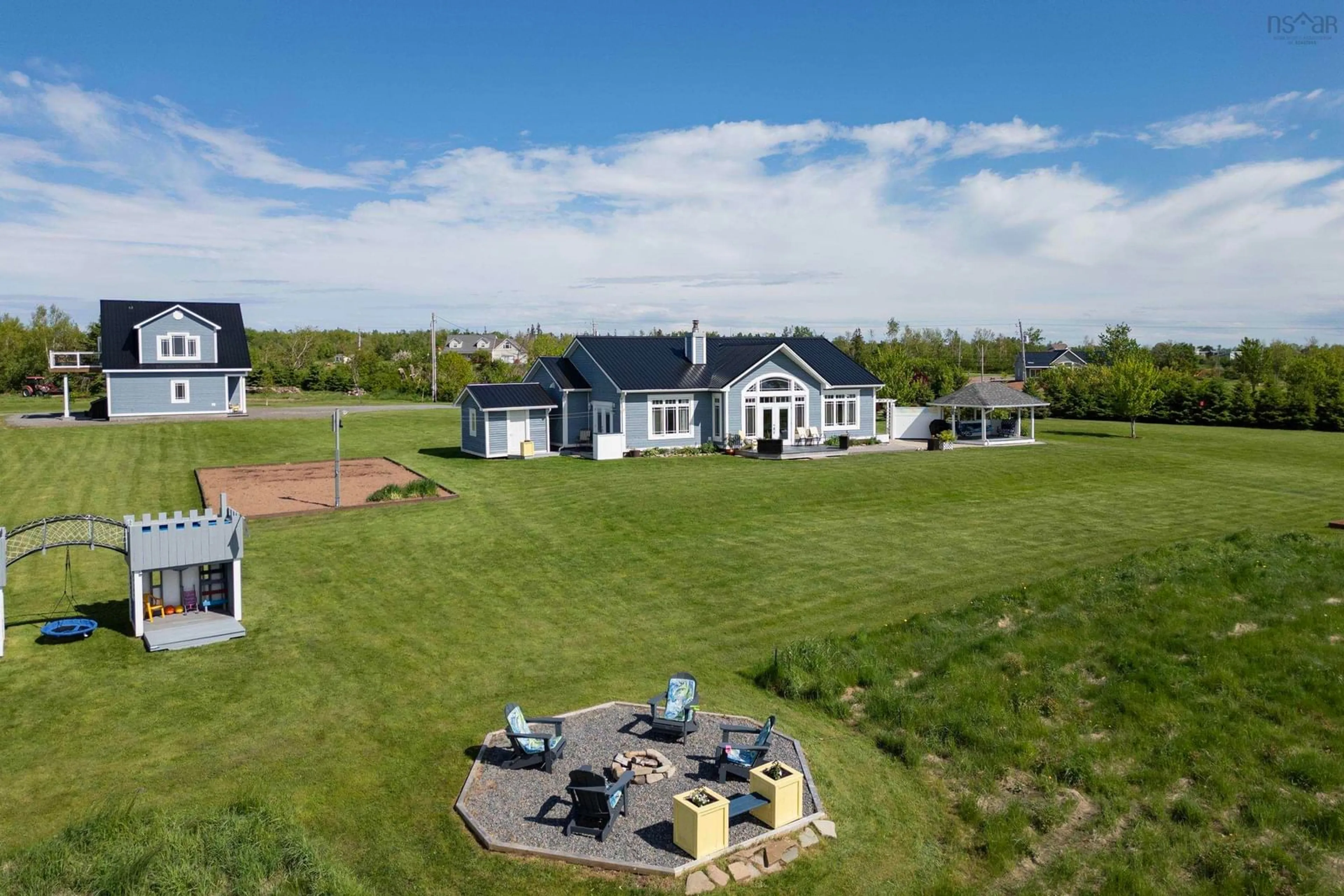 A pic from outside/outdoor area/front of a property/back of a property/a pic from drone, water/lake/river/ocean view for 451 Gulf Shore Rd, Pugwash Nova Scotia B0K 1L0