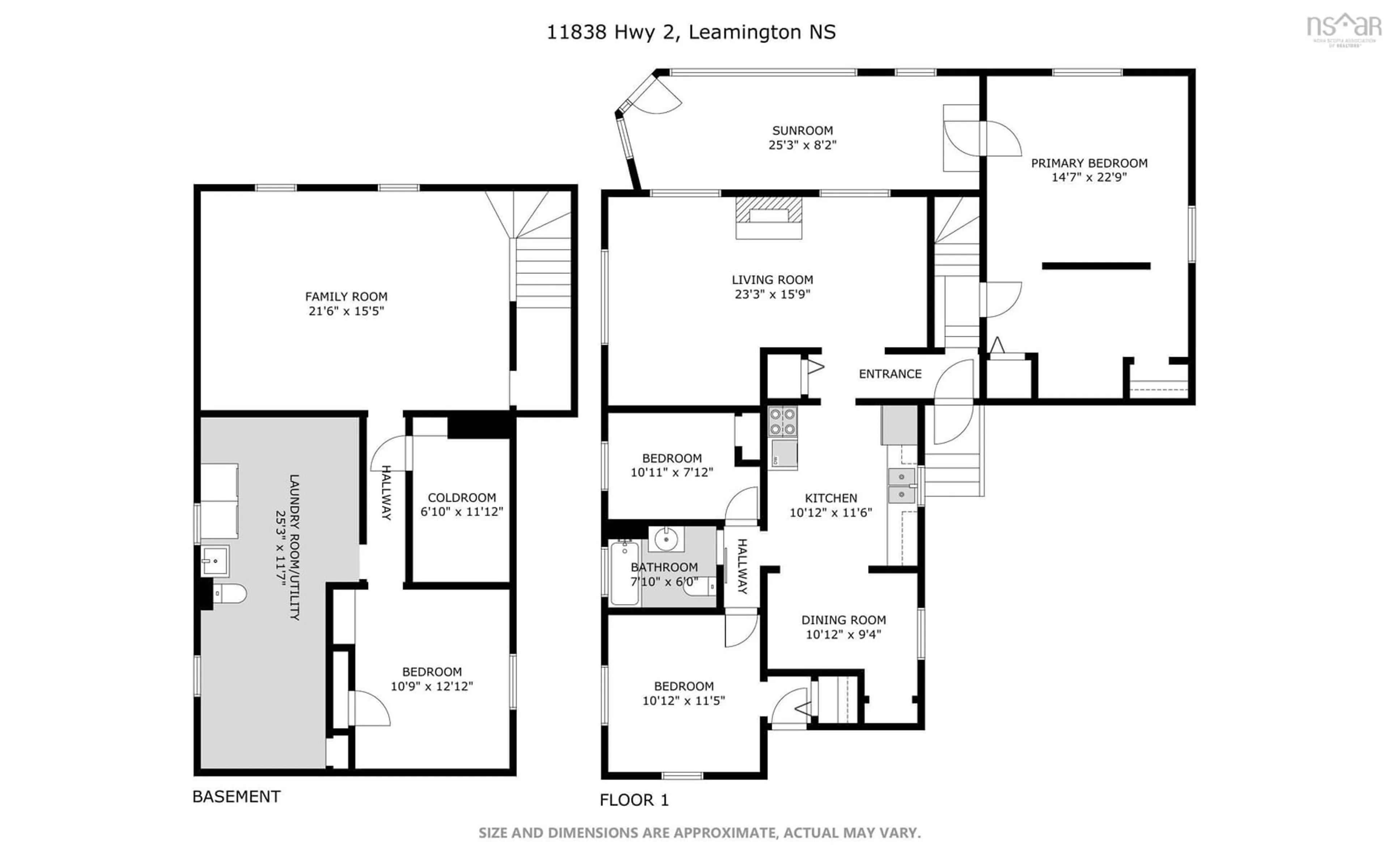 Floor plan for 11838 2 Hwy, Leamington Nova Scotia B0M 1X0