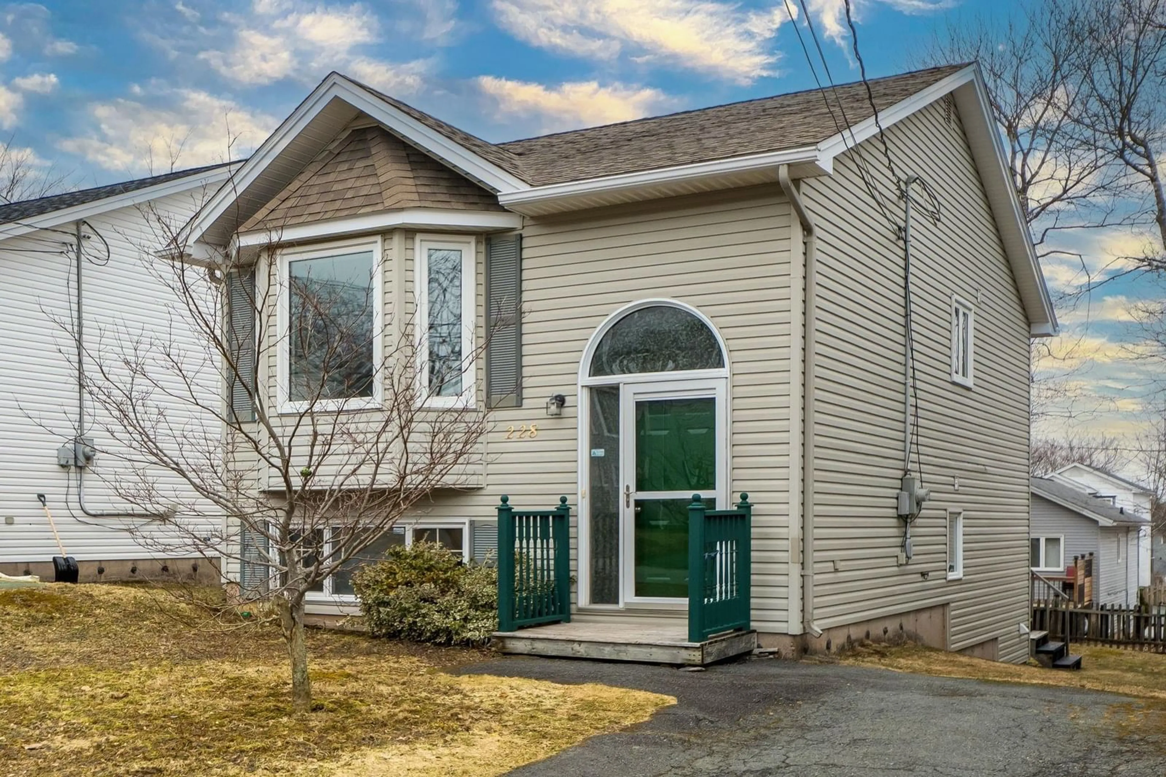 Home with vinyl exterior material, street for 228 Charles Rd, Timberlea Nova Scotia B3T 1N5