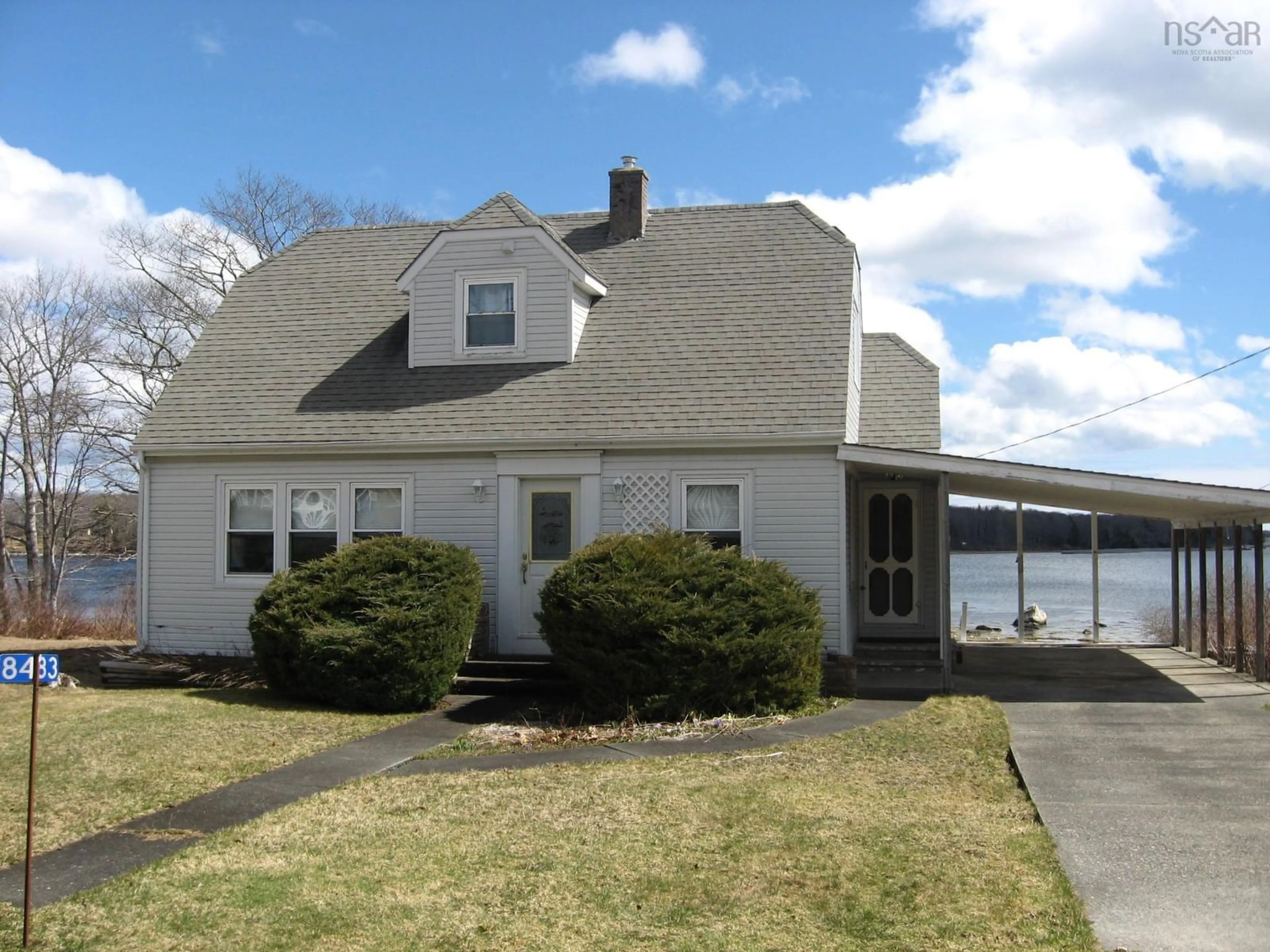 Home with vinyl exterior material, water/lake/river/ocean view for 8483 Highway 3, Port Mouton Nova Scotia B0T 1T0