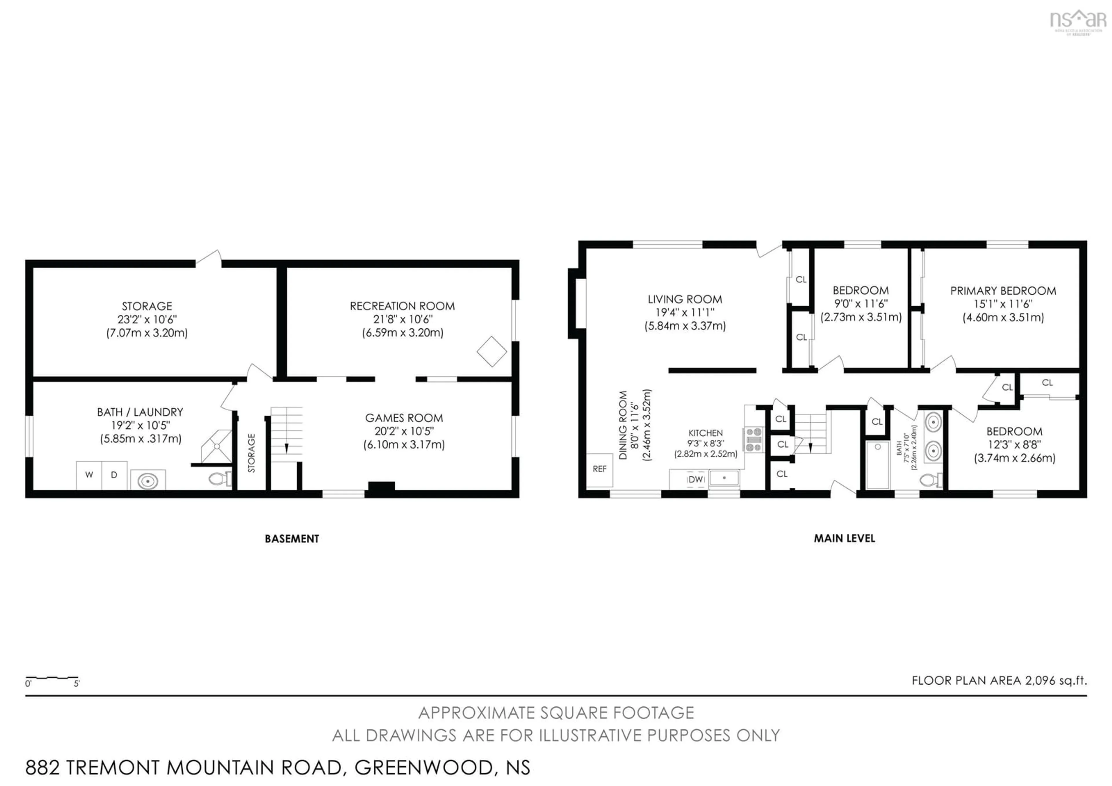 Floor plan for 882 Tremont Mountain Rd, Greenwood Nova Scotia B0P 1R0