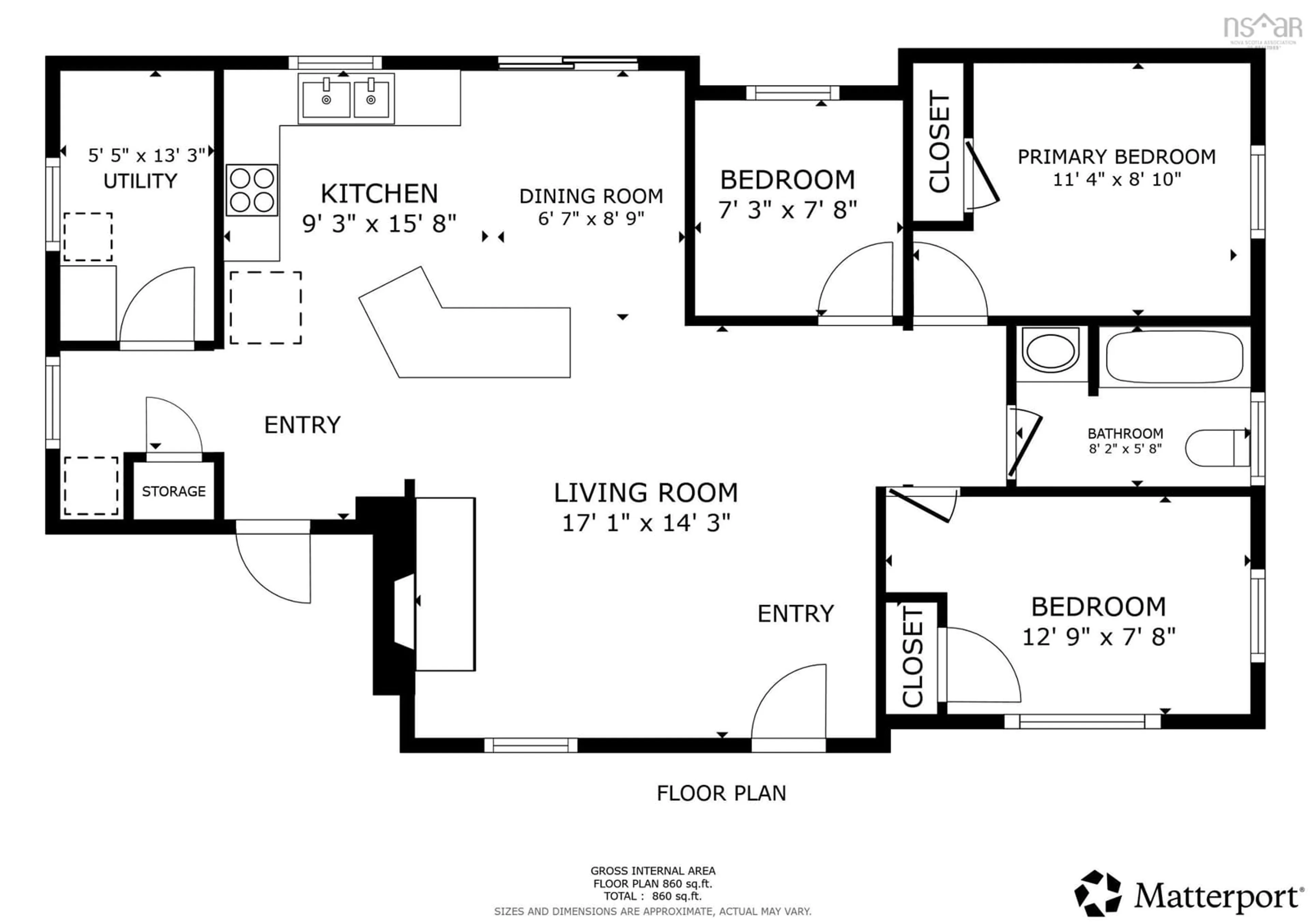 Floor plan for 137 Beaver Point Rd, North Kemptville Nova Scotia B5A 5X9
