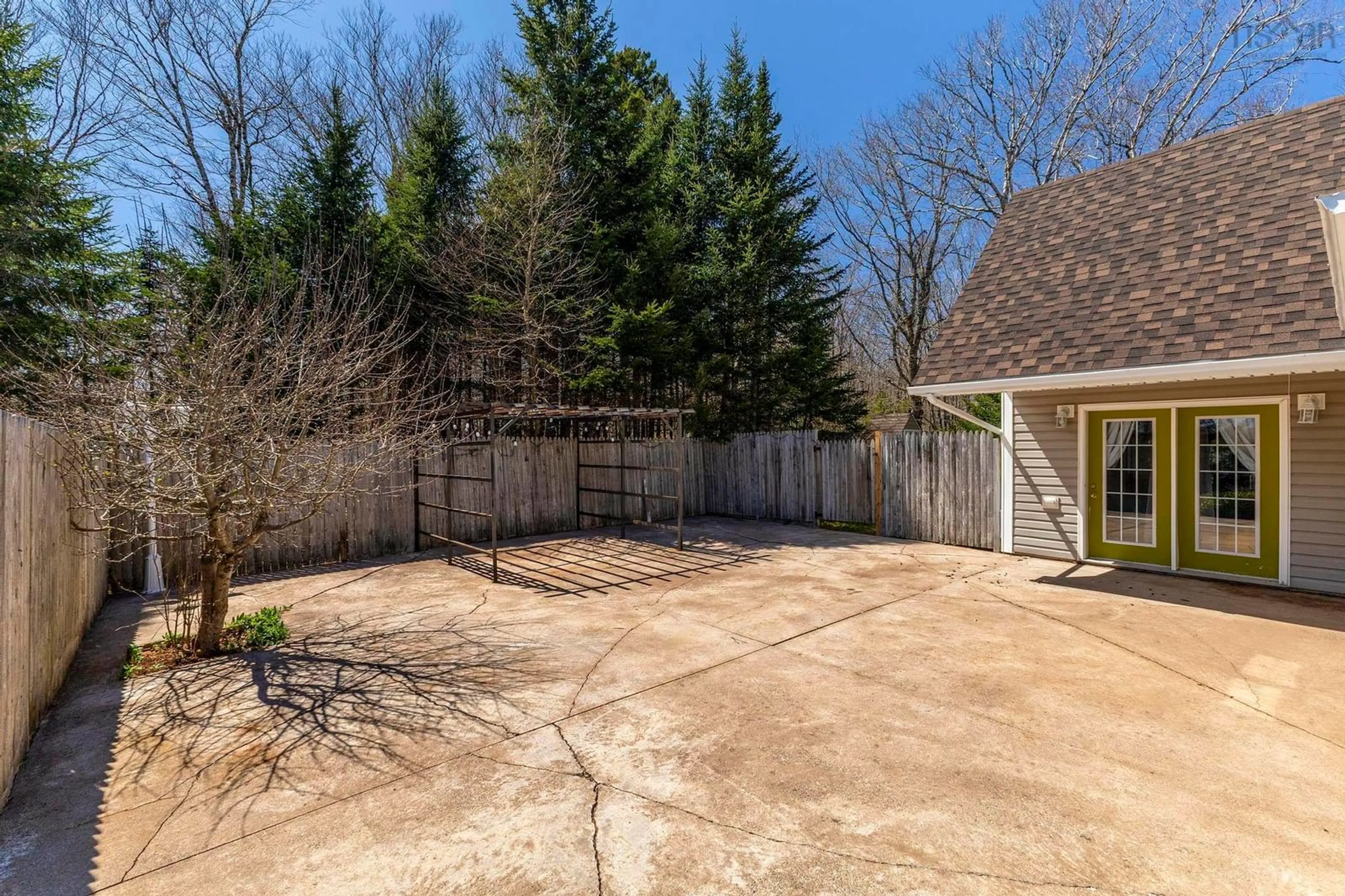 Patio, forest/trees view for 344 Hart Lake Rd, Hart Lake Nova Scotia B0M 1G0