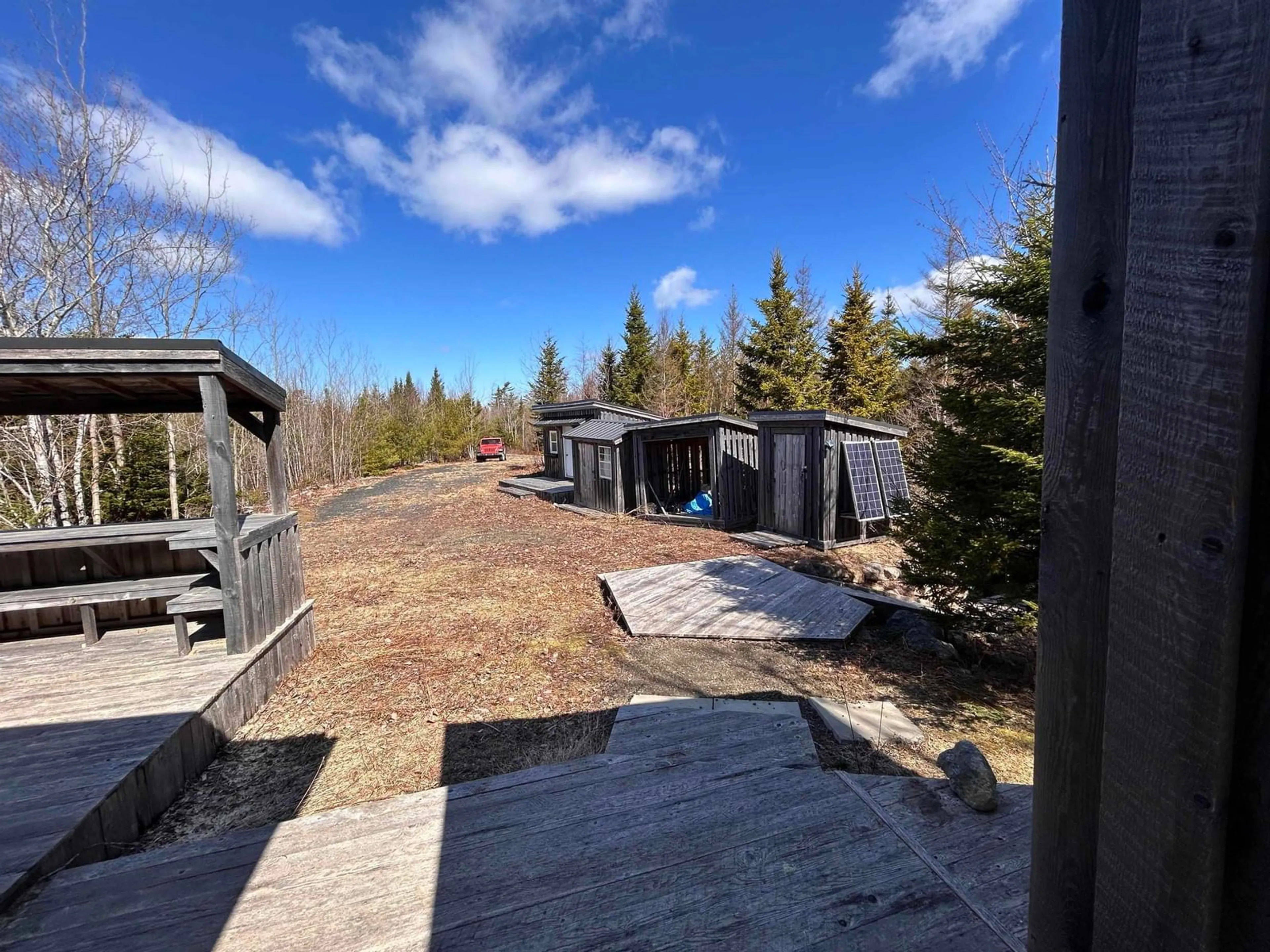 A pic from outside/outdoor area/front of a property/back of a property/a pic from drone, forest/trees view for 604 Landsdowne Rd, Lansdowne Nova Scotia B0V 1A0
