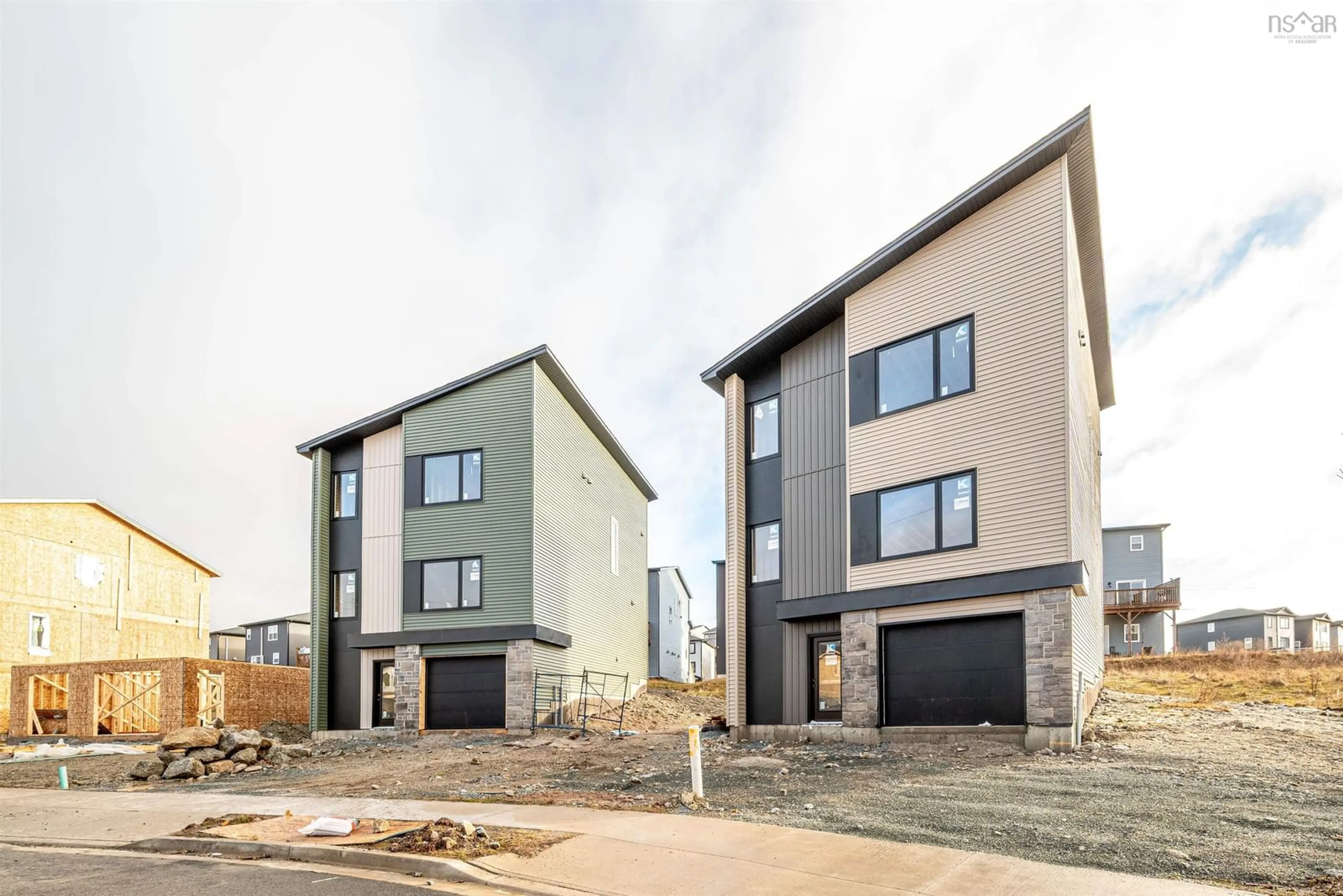 A pic from outside/outdoor area/front of a property/back of a property/a pic from drone, street for 124 Flatrock Cres, Beechville Nova Scotia B3T 1C8