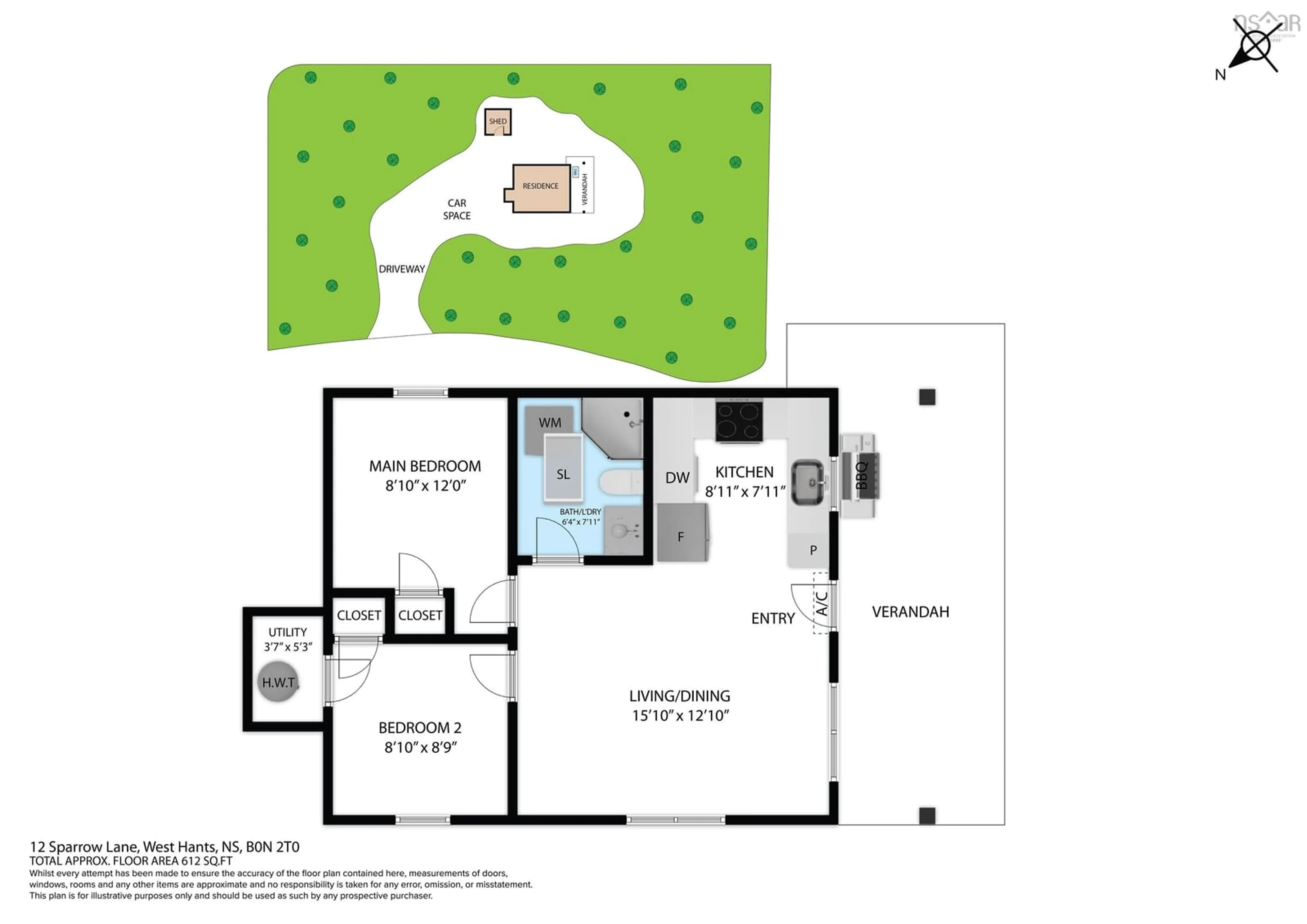 Floor plan for 12 Sparrow Lane #86, Vaughan Nova Scotia B0N 2T0