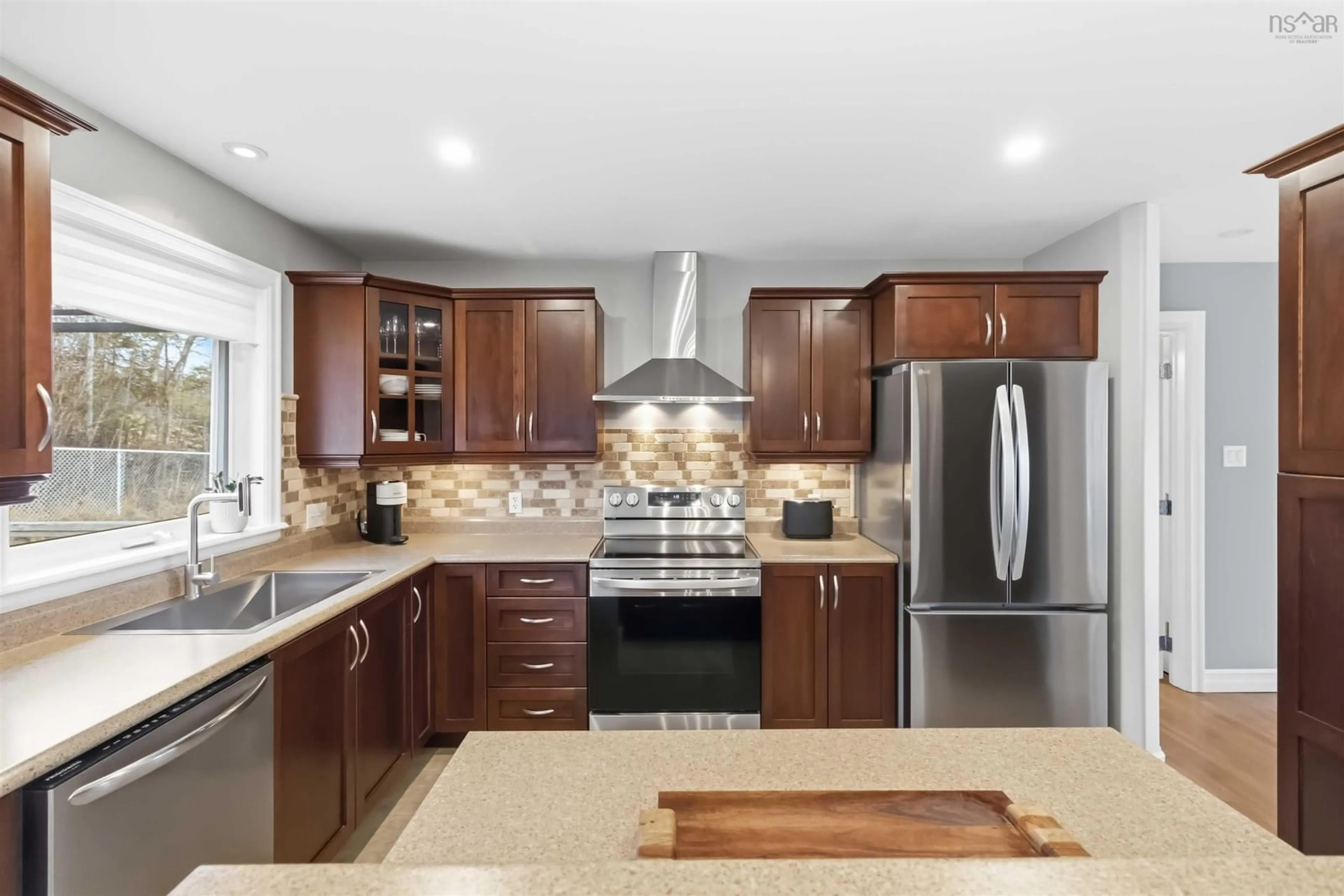 Open concept kitchen, ceramic/tile floor for 36 Guptill Close, Beaver Bank Nova Scotia B4G 0A3