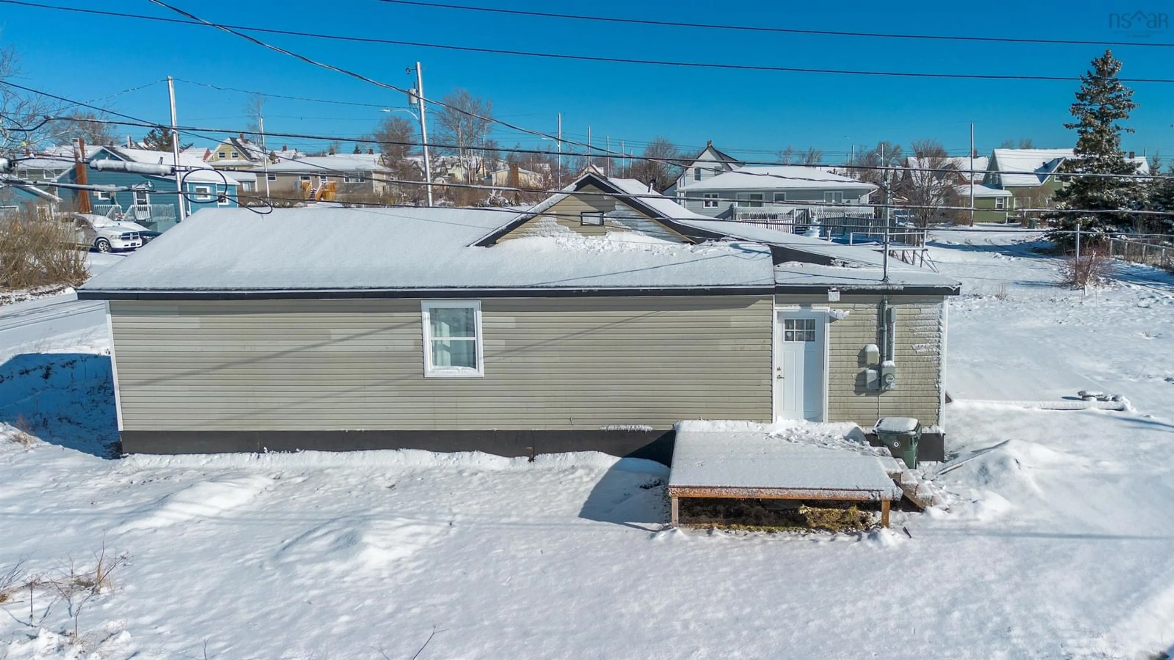 A pic from outside/outdoor area/front of a property/back of a property/a pic from drone, street for 30 Guy St, Glace Bay Nova Scotia B1A 3R1