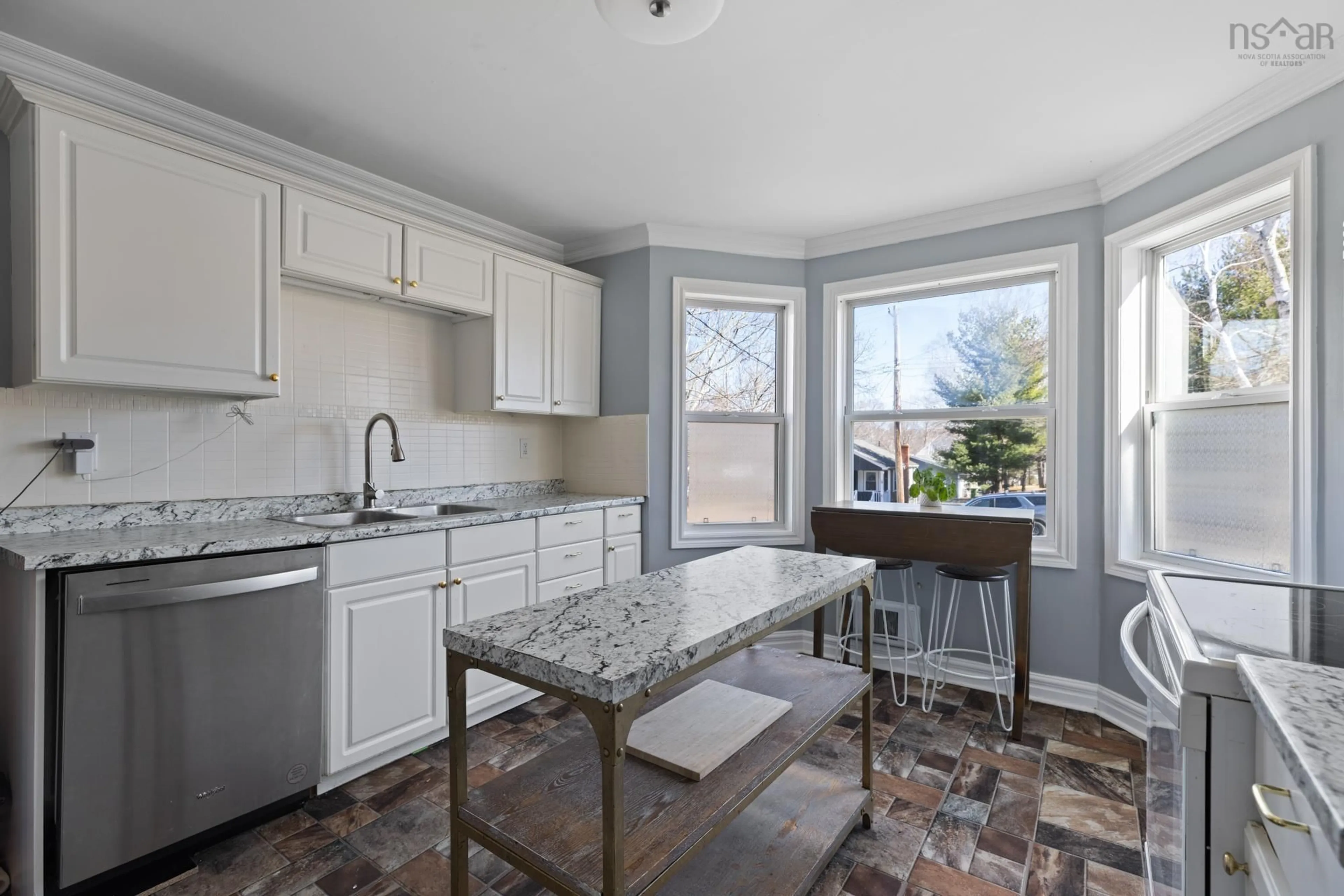 Open concept kitchen, ceramic/tile floor for 1 Maple Dr, Dartmouth Nova Scotia B2X 1C1