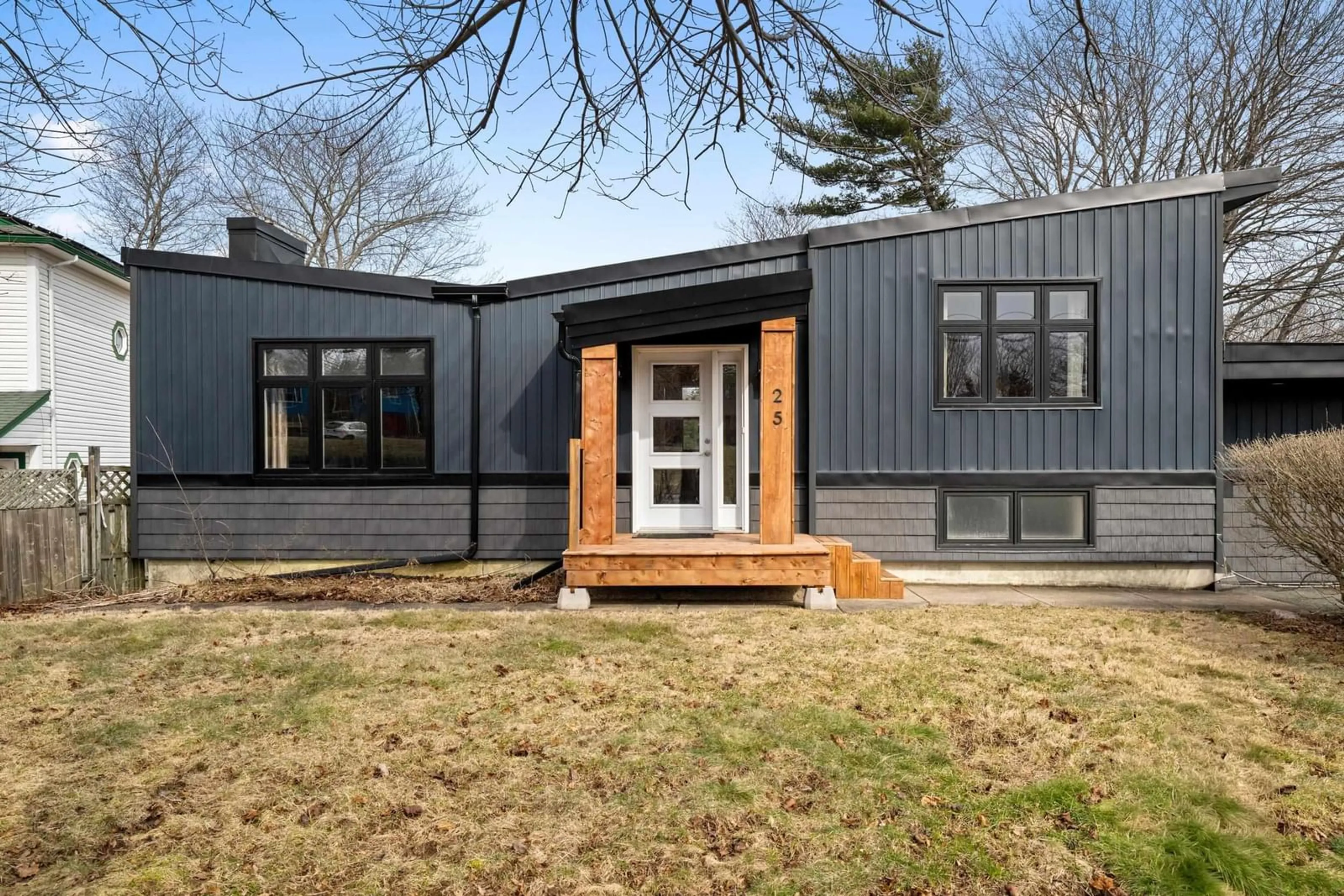 Home with vinyl exterior material, street for 25 Wildwood Blvd, Dartmouth Nova Scotia B2W 2L7
