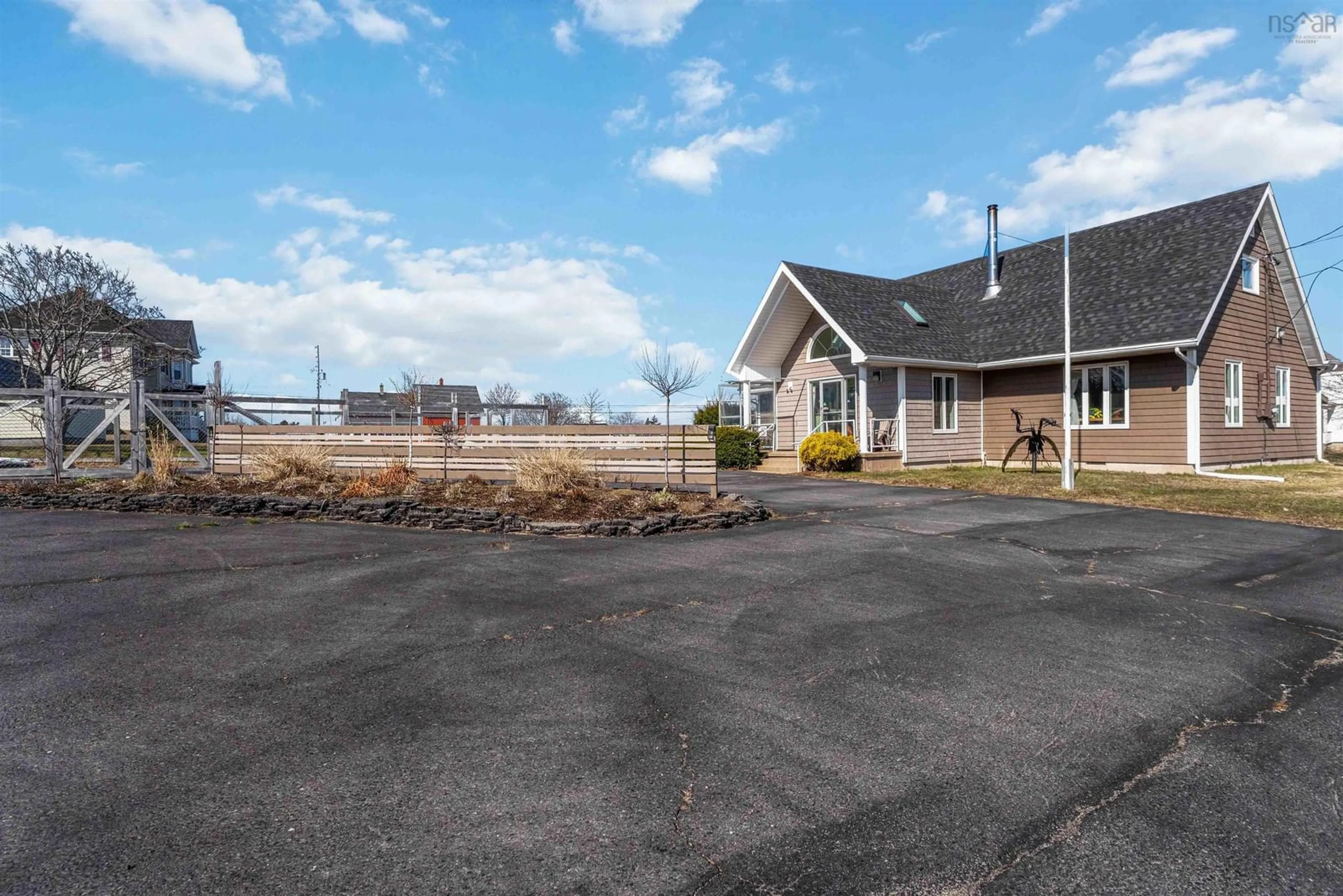 A pic from outside/outdoor area/front of a property/back of a property/a pic from drone, water/lake/river/ocean view for 3213 Highway 1, Belliveaus Cove Nova Scotia B0W 3T0