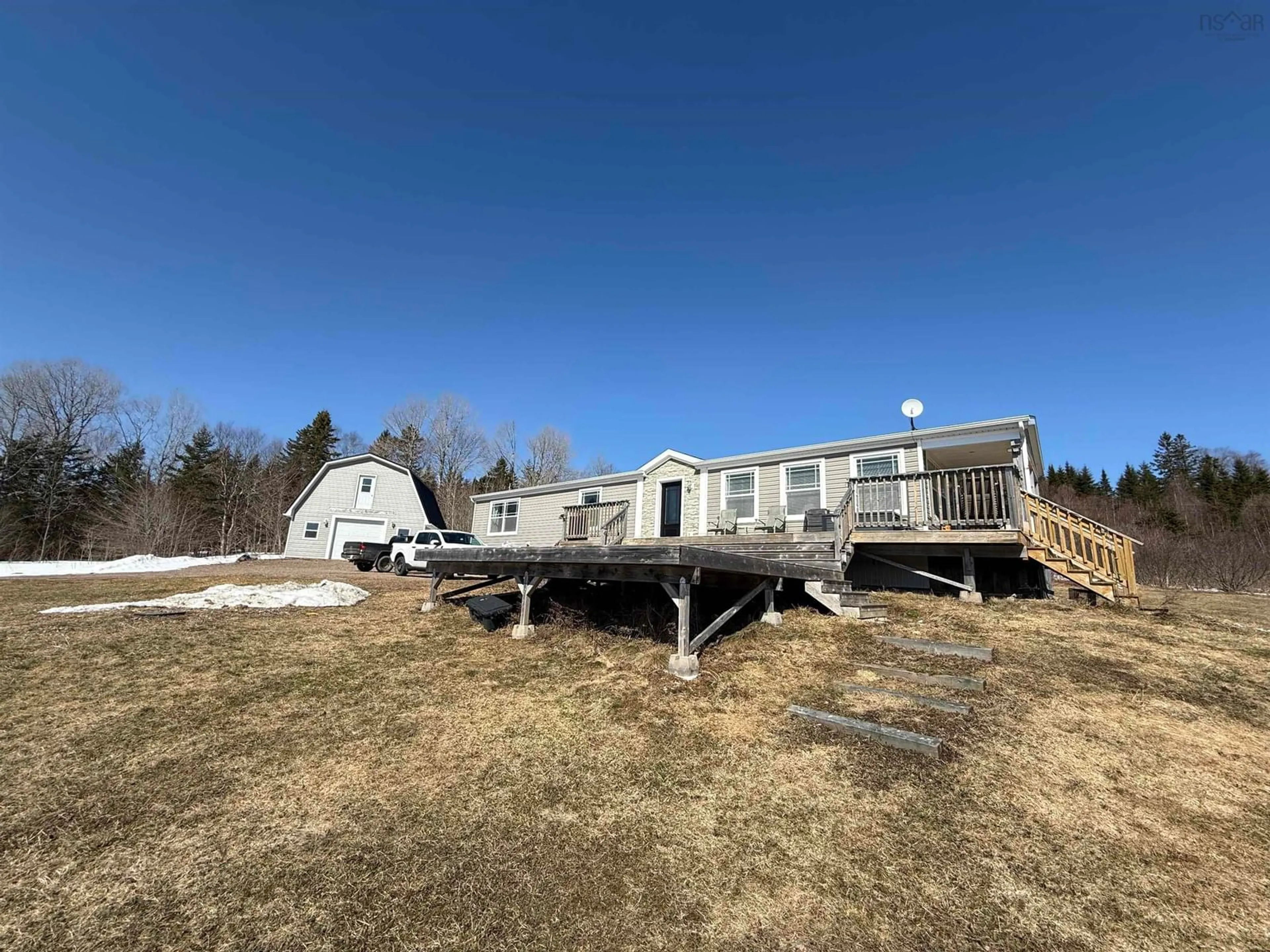 A pic from outside/outdoor area/front of a property/back of a property/a pic from drone, unknown for 137 Upper Rd, Lornevale Nova Scotia B0M 1G0