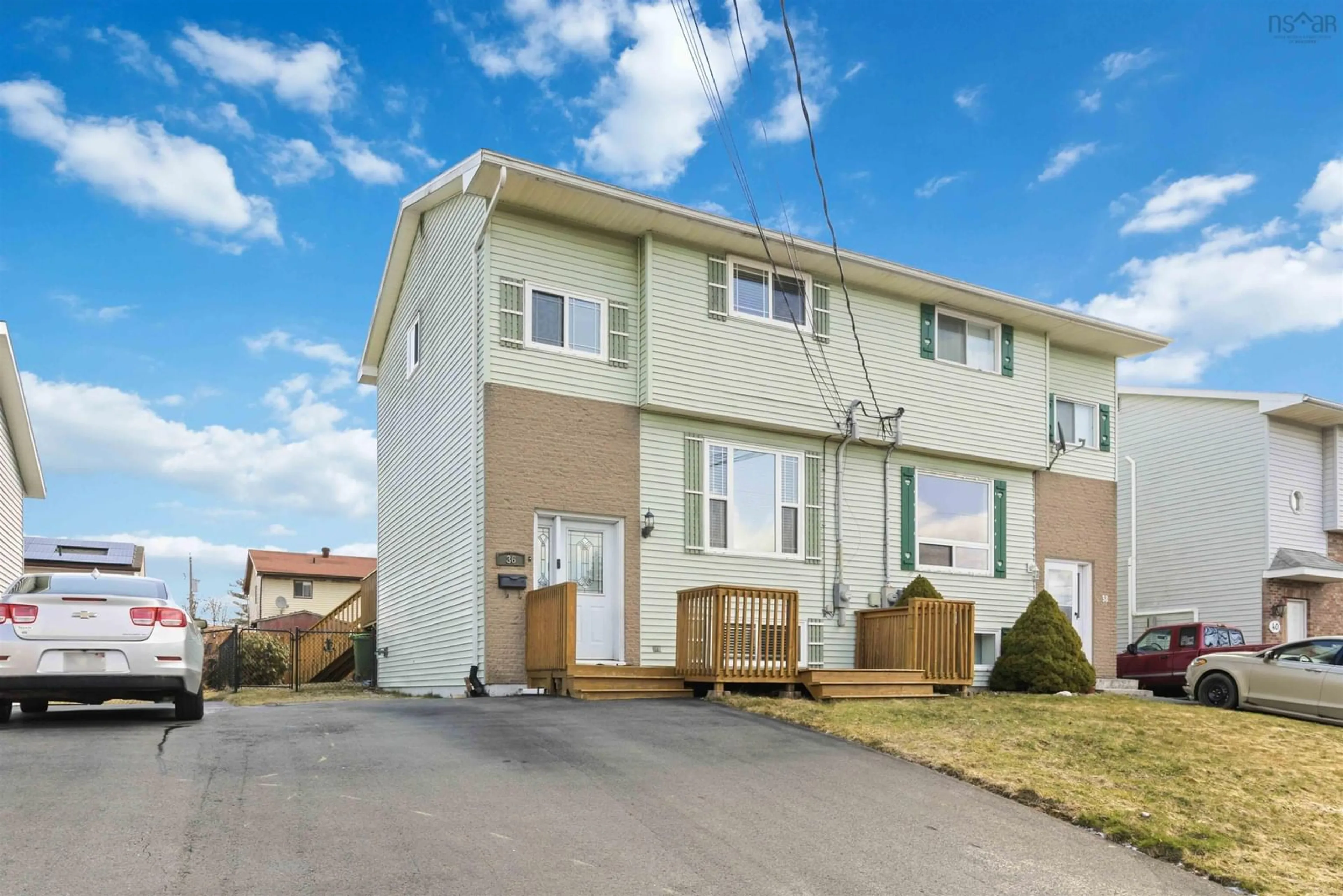 Home with vinyl exterior material, street for 36 Silistria Dr, Cole Harbour Nova Scotia B2W 5V9