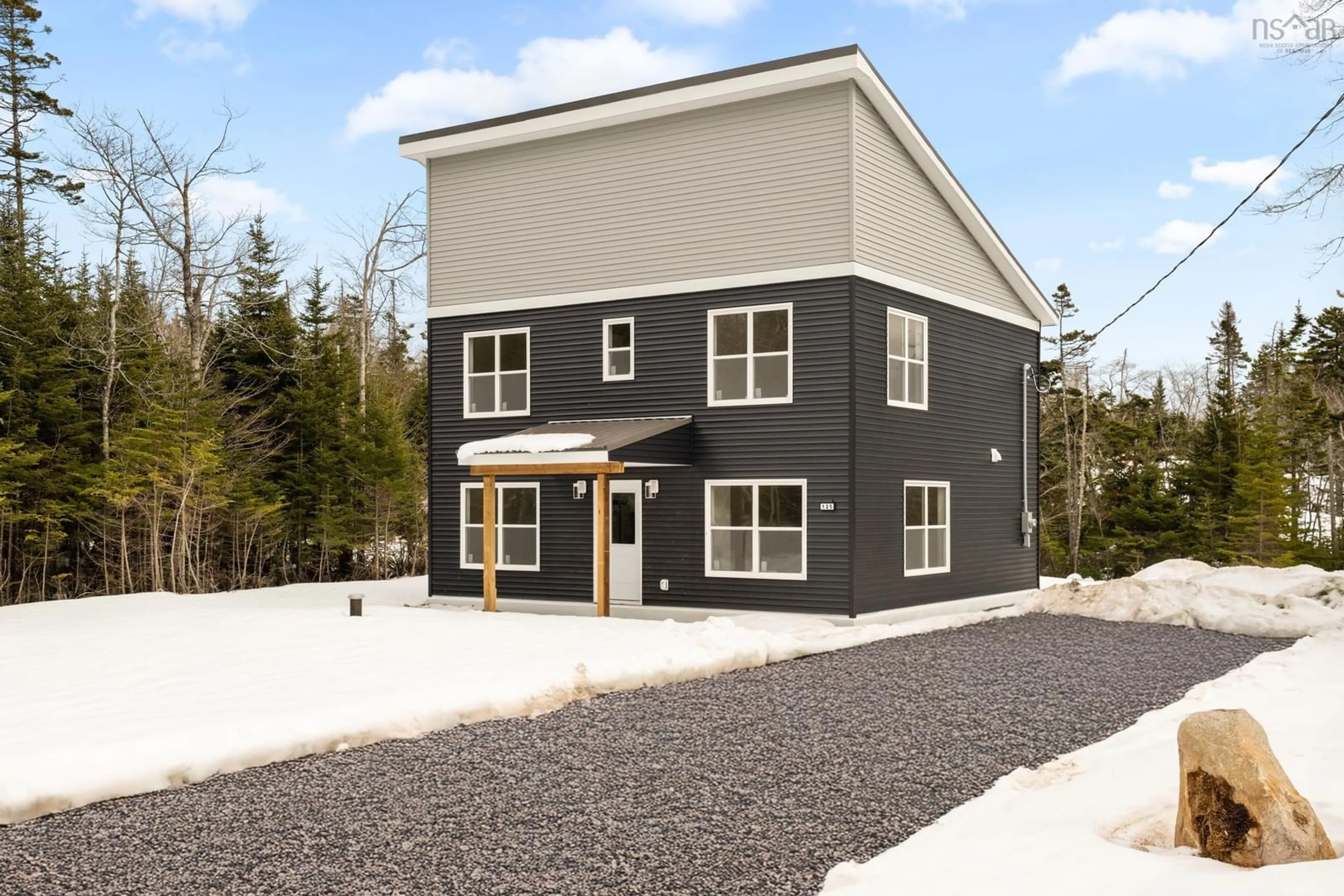 Home with vinyl exterior material, building for 125 Burkes Rd, Shad Bay Nova Scotia B3T 2B4