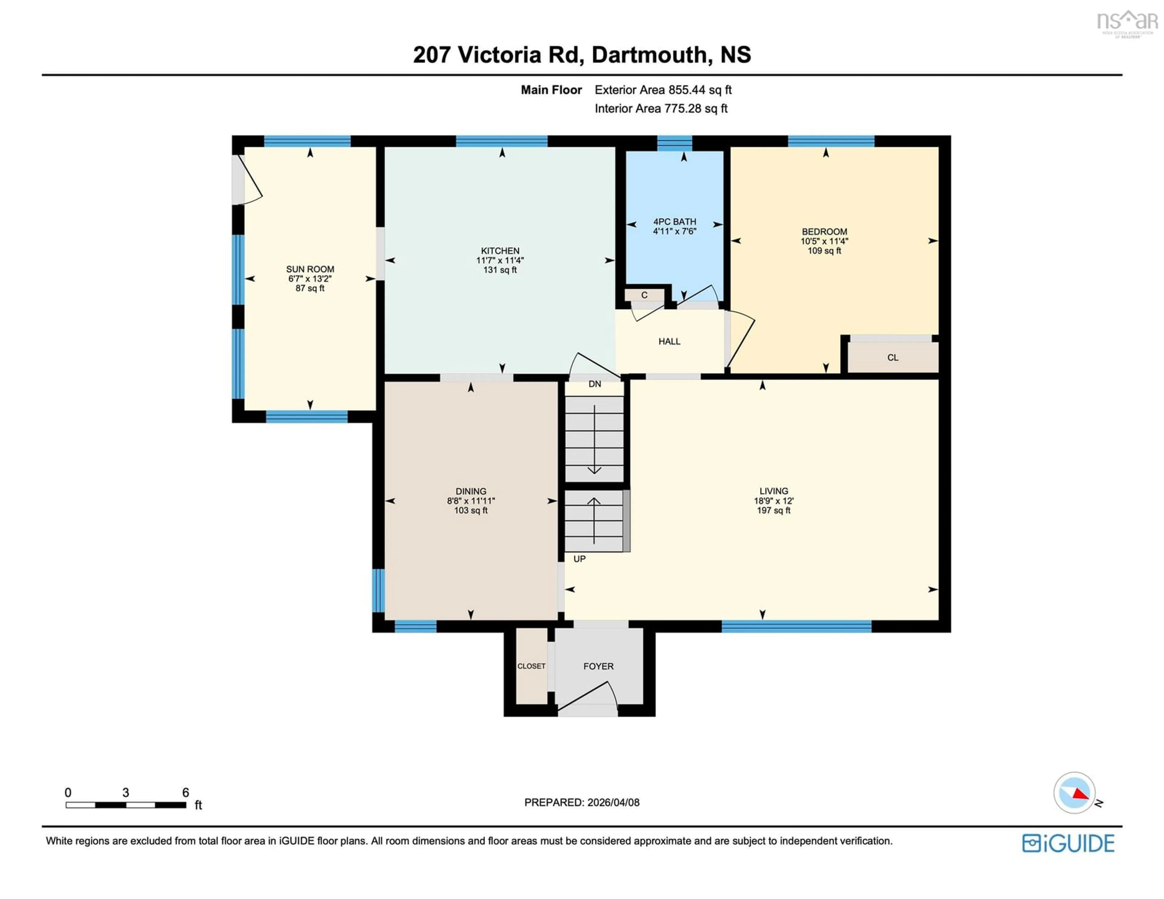 Floor plan for 207 Victoria Rd, Dartmouth Nova Scotia B3A 1W4