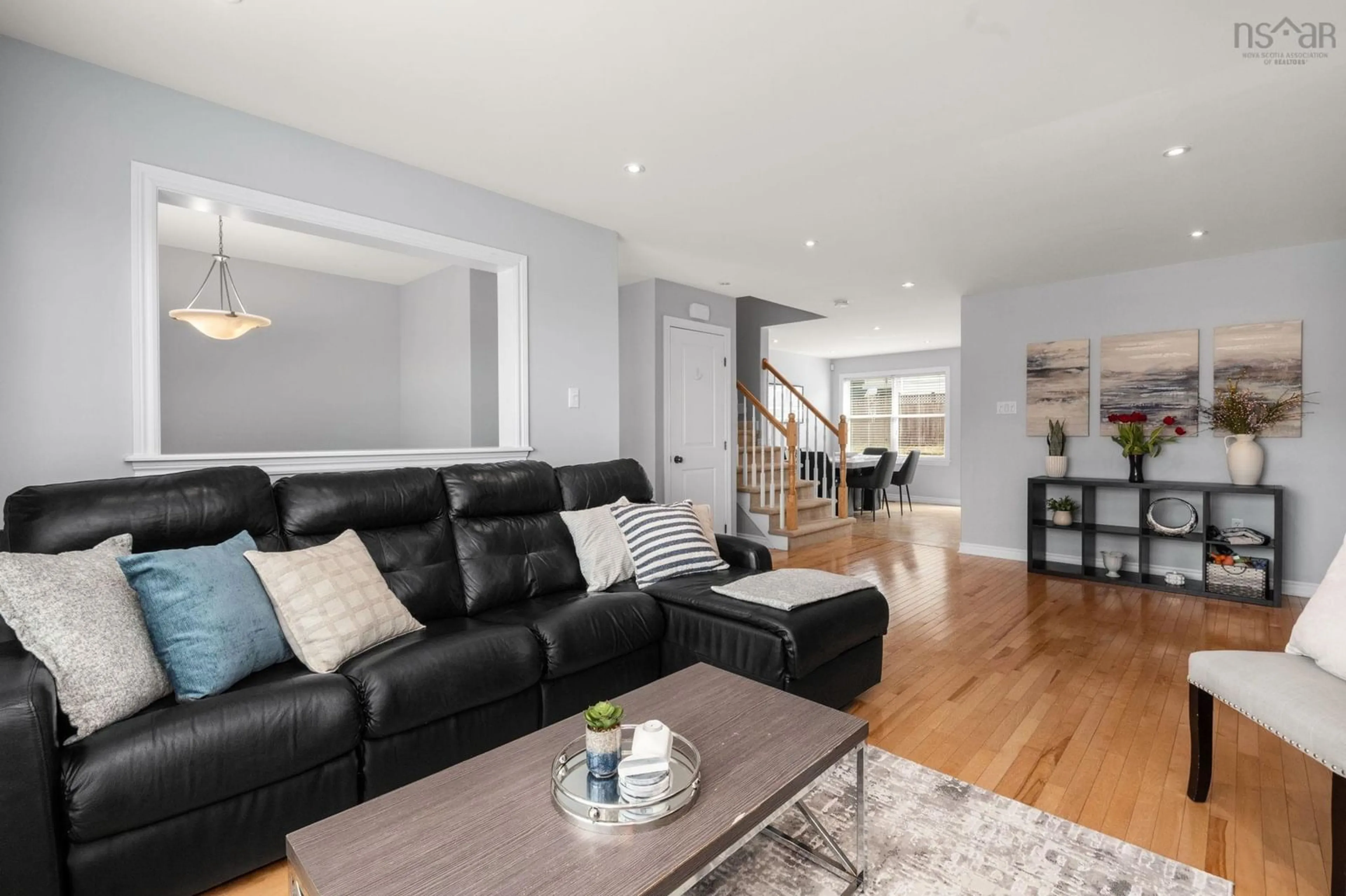 Living room with furniture, unknown for 3 Collingwood Crt, Dartmouth Nova Scotia B2W 0G4