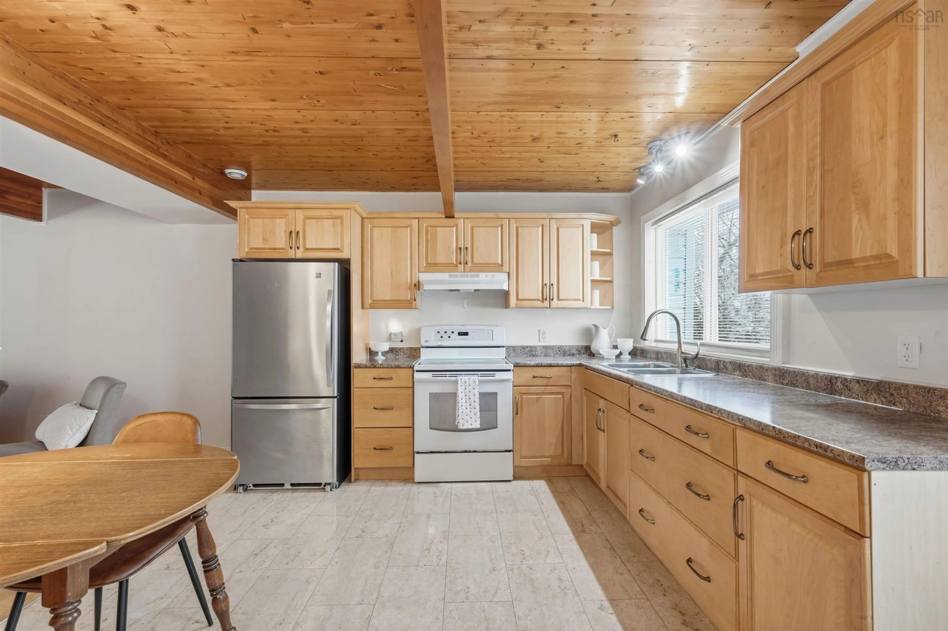 Open concept kitchen, wood/laminate floor for 115 Ridge Valley Rd, Halifax Nova Scotia B3P 2K1