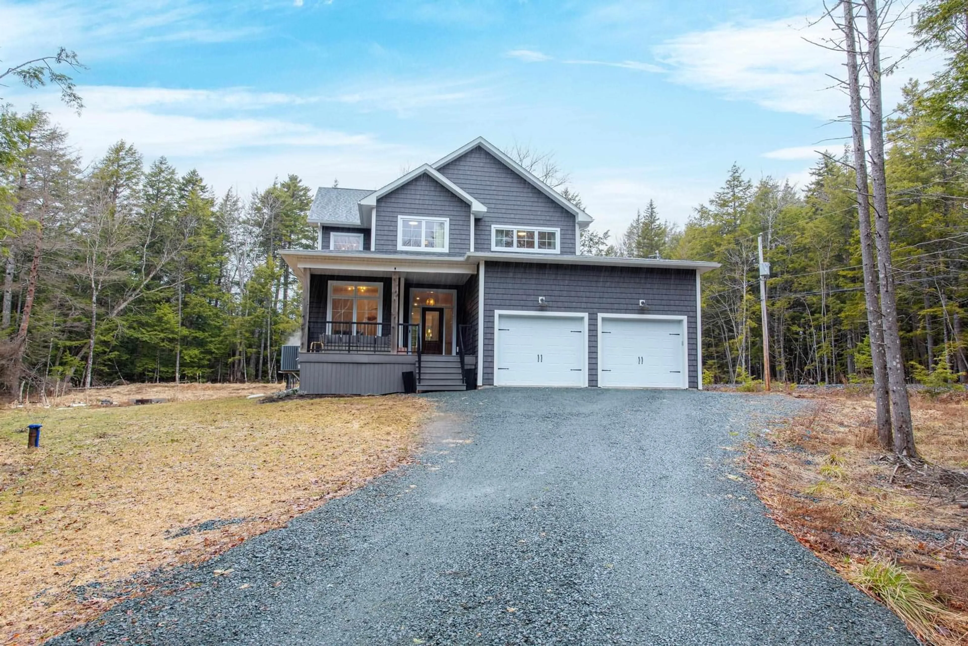 Home with vinyl exterior material, street for 38 Acorn Dr, Oakfield Nova Scotia B2T 1B2