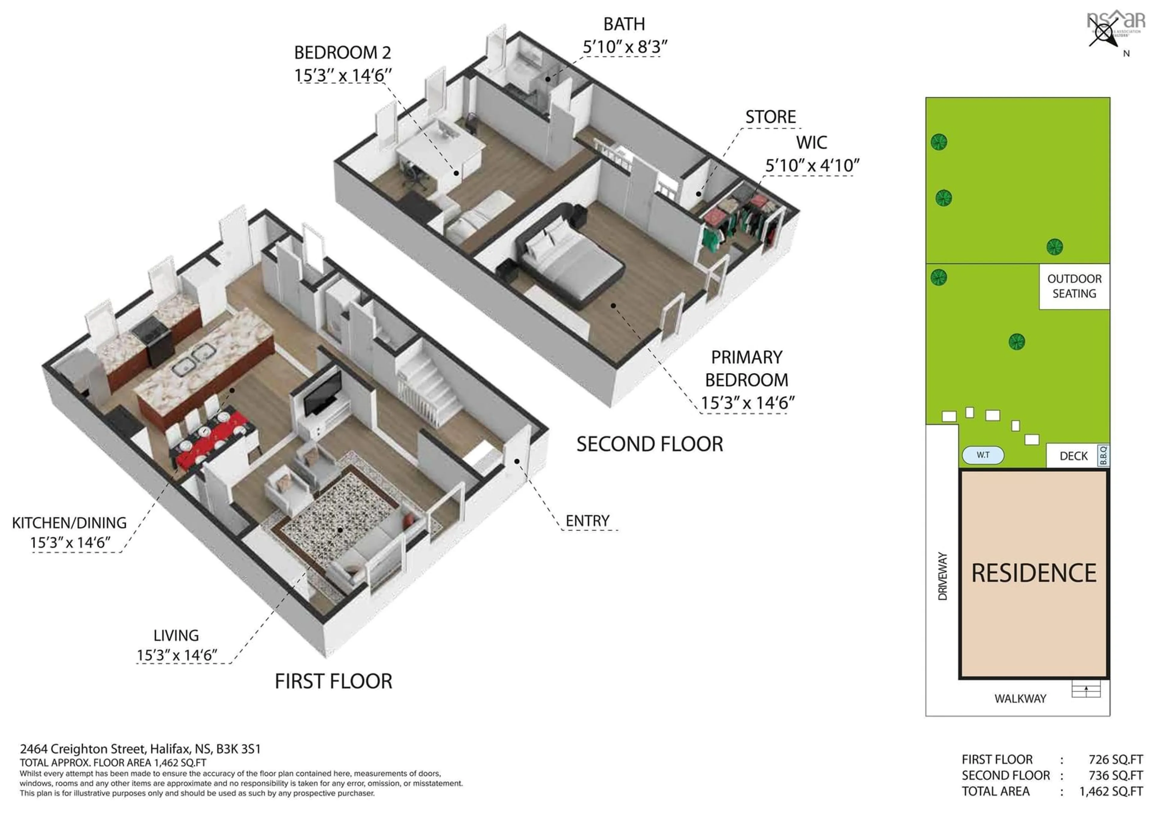 Floor plan for 2464 Creighton St, Halifax Nova Scotia B3K 3S1