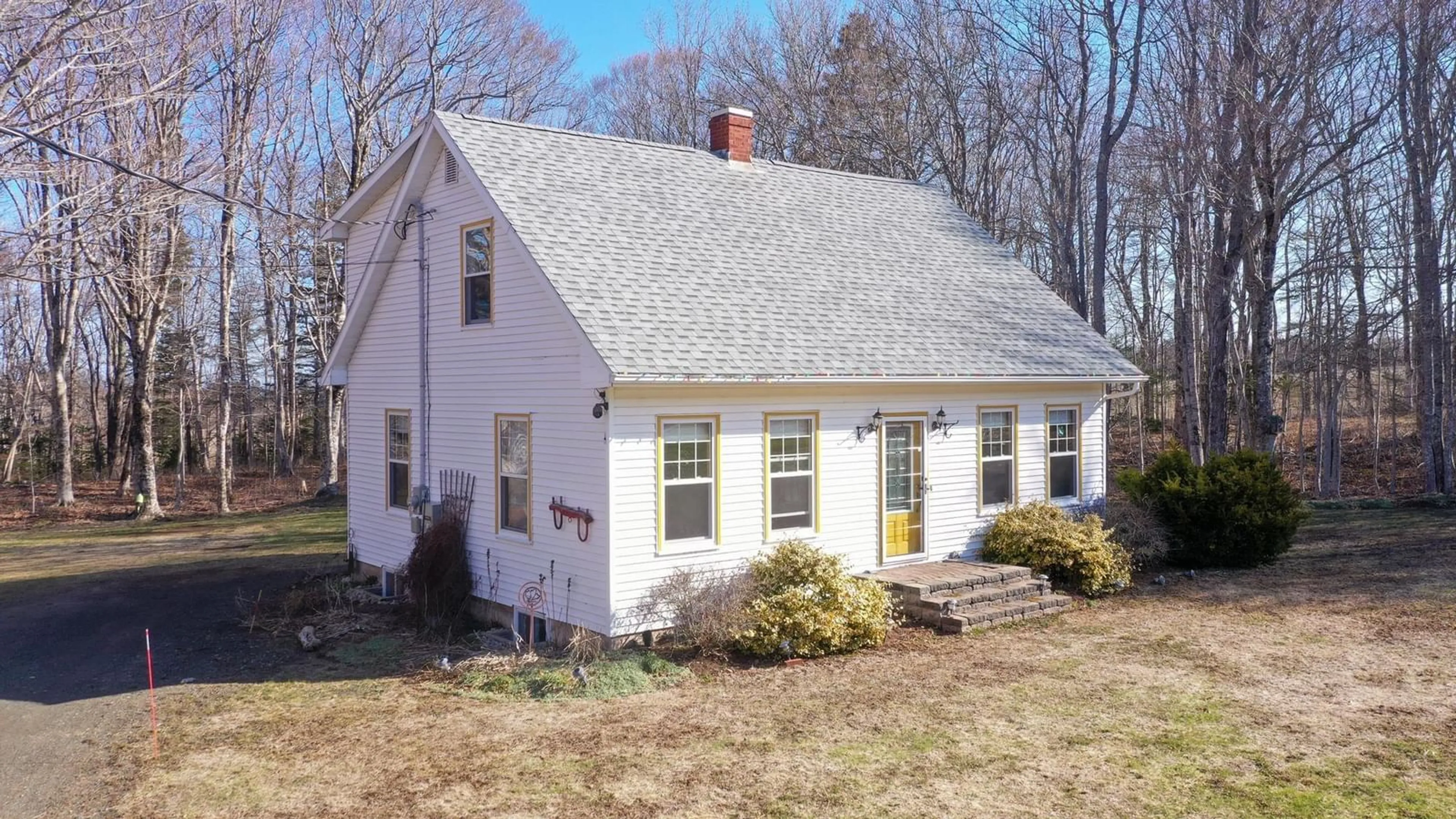 Home with vinyl exterior material, street for 12791 Shore Rd, Moshers Corner Nova Scotia B0S 1P0