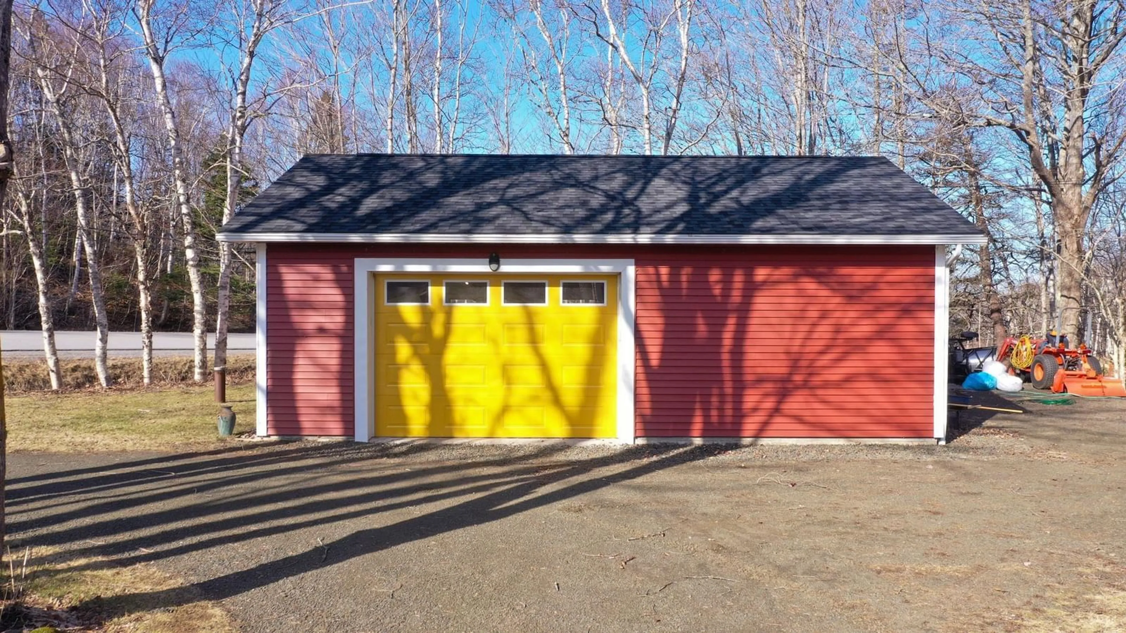 Indoor garage for 12791 Shore Rd, Moshers Corner Nova Scotia B0S 1P0