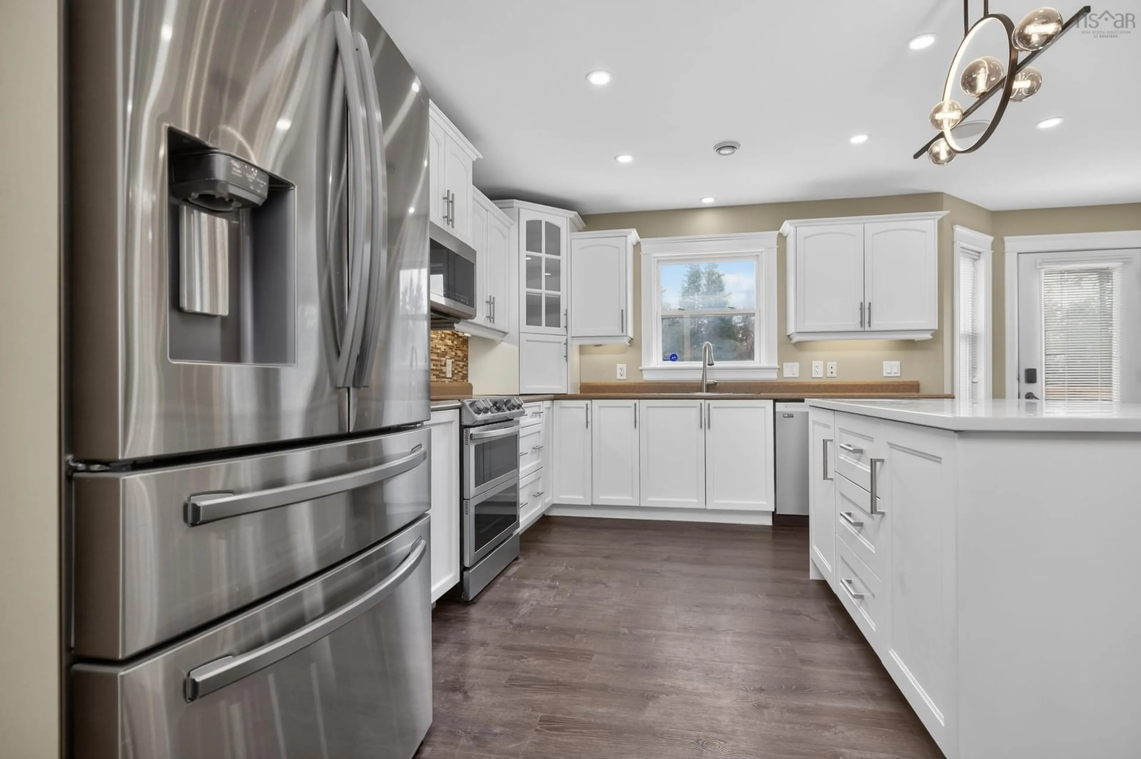 Open concept kitchen, ceramic/tile floor for 495 Gatehouse Run, Hammonds Plains Nova Scotia B4B 4O9