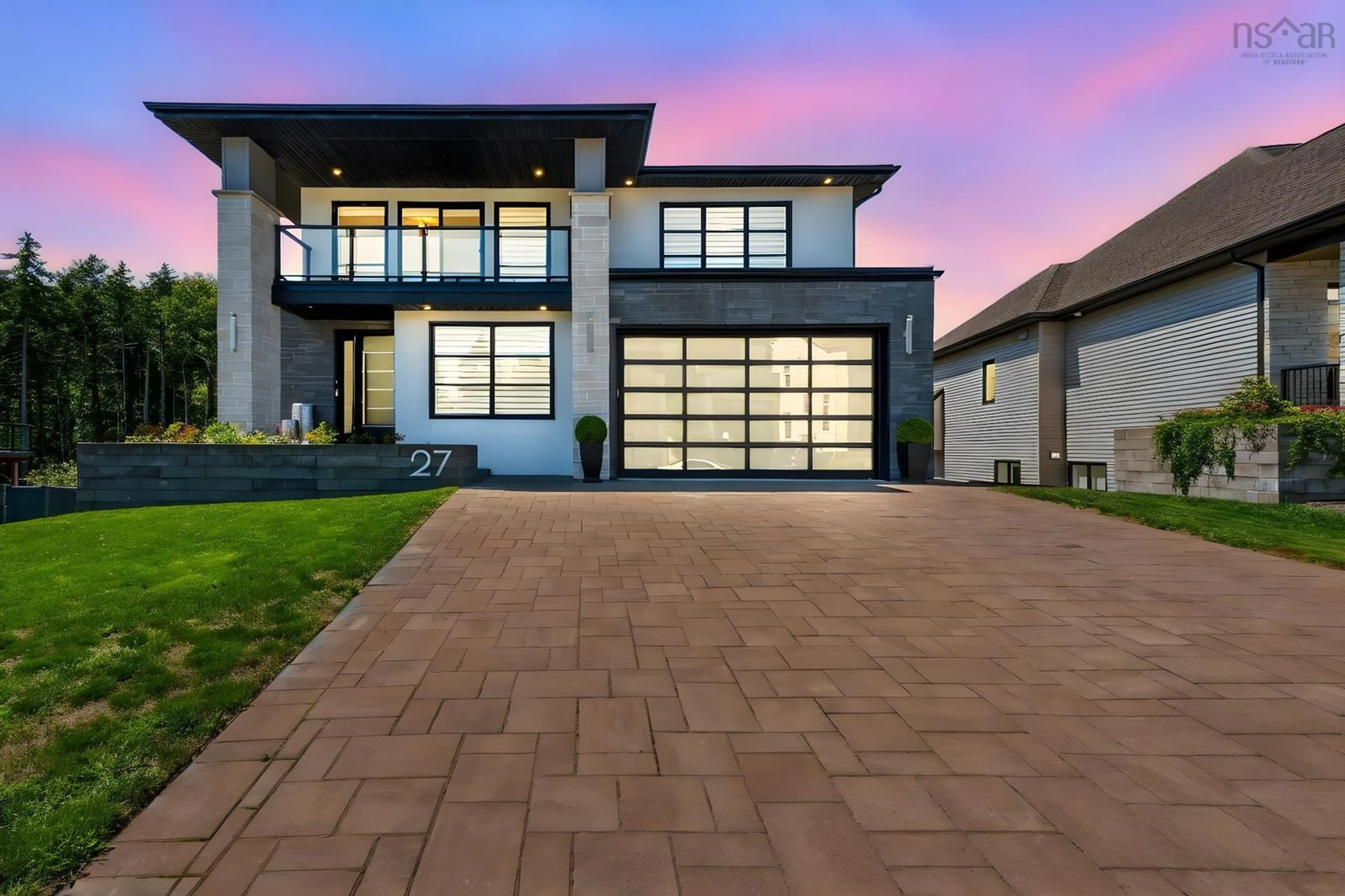 Home with brick exterior material, street for 27 Cairnstone Lane, Bedford Nova Scotia B4B 2G5