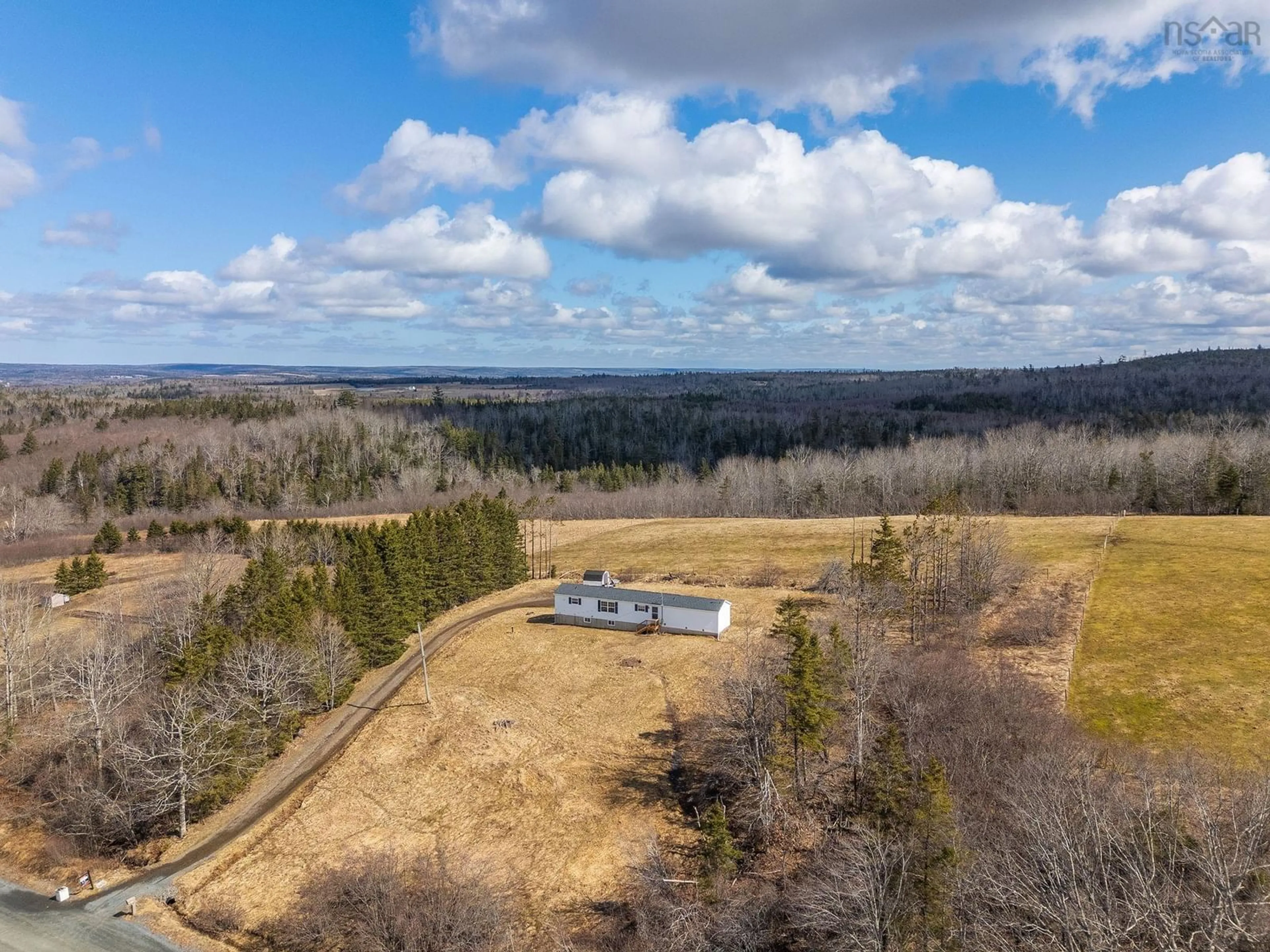 A pic from outside/outdoor area/front of a property/back of a property/a pic from drone, forest/trees view for 835 Murchyville Rd, Middle Musquodoboit Nova Scotia B0N 1X0